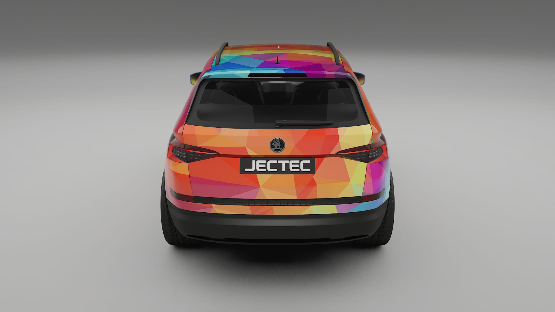 Škoda Kodiaq NS7 VECTOR VIBE – Kit Wrap PPF Personalizat din Folie de Poliuretan Imprimabilă