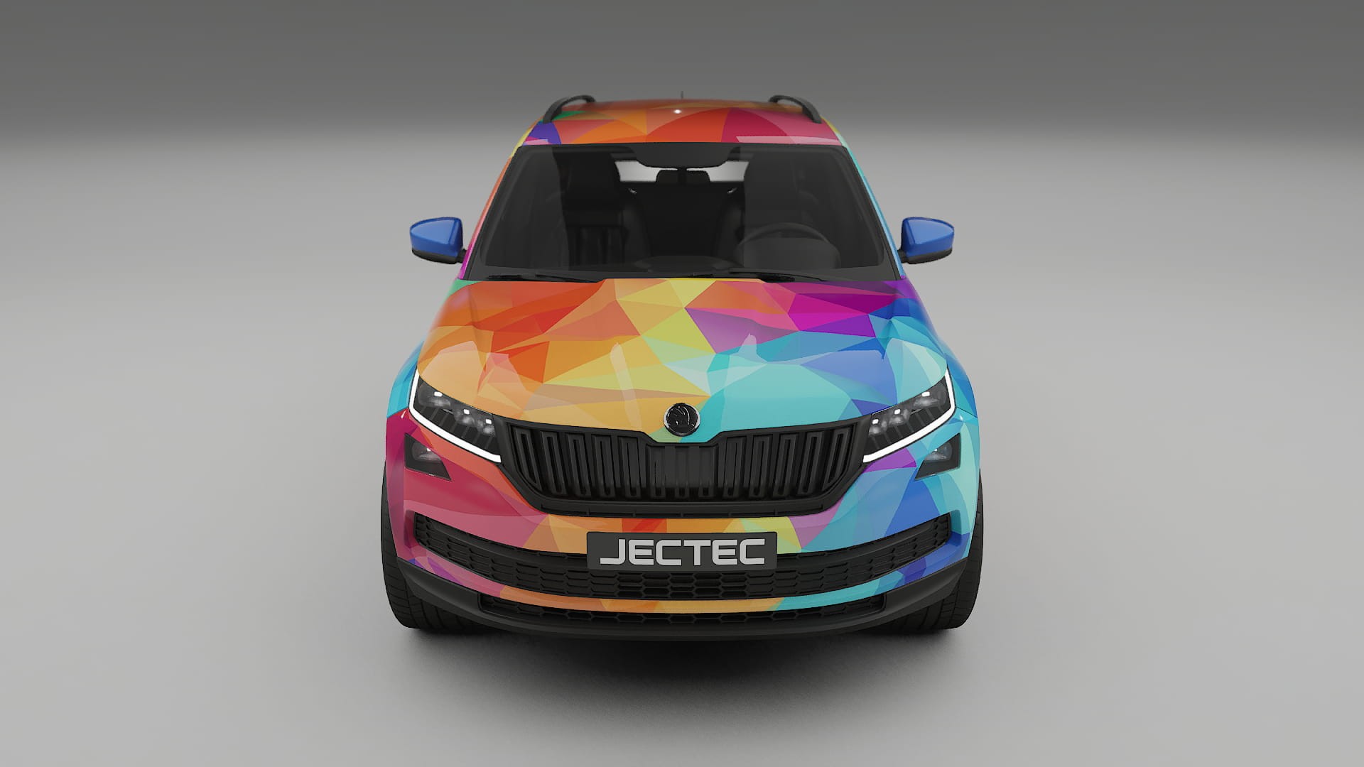 Škoda Kodiaq NS7 VECTOR VIBE – Kit Wrap PPF Personalizat din Folie de Poliuretan Imprimabilă