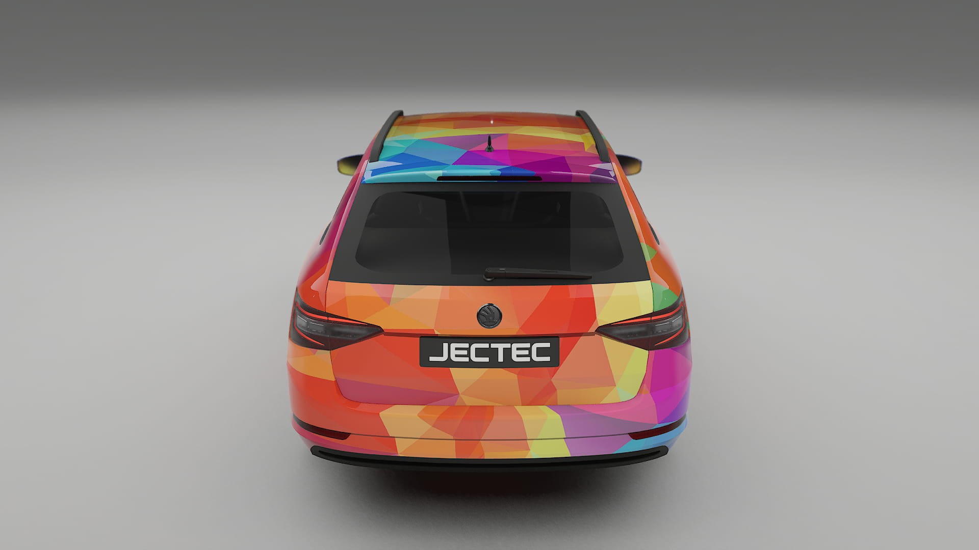 Škoda Superb B8 VECTOR VIBE – Kit Wrap PPF Personalizat din Folie de Poliuretan Imprimabilă