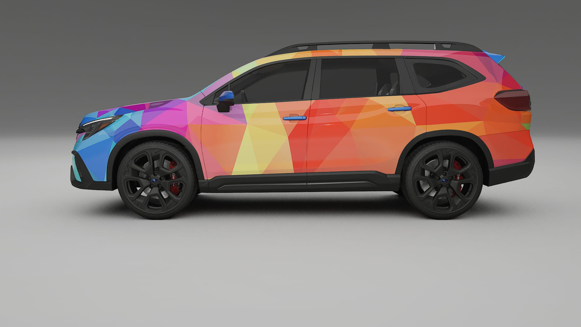 Subaru Ascent BT facelift LCI VECTOR VIBE – Kit Wrap PPF Personalizat din Folie de Poliuretan Imprimabilă