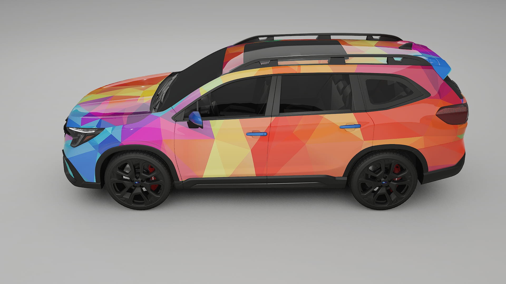 Subaru Ascent BT facelift LCI VECTOR VIBE – Kit Wrap PPF Personalizat din Folie de Poliuretan Imprimabilă