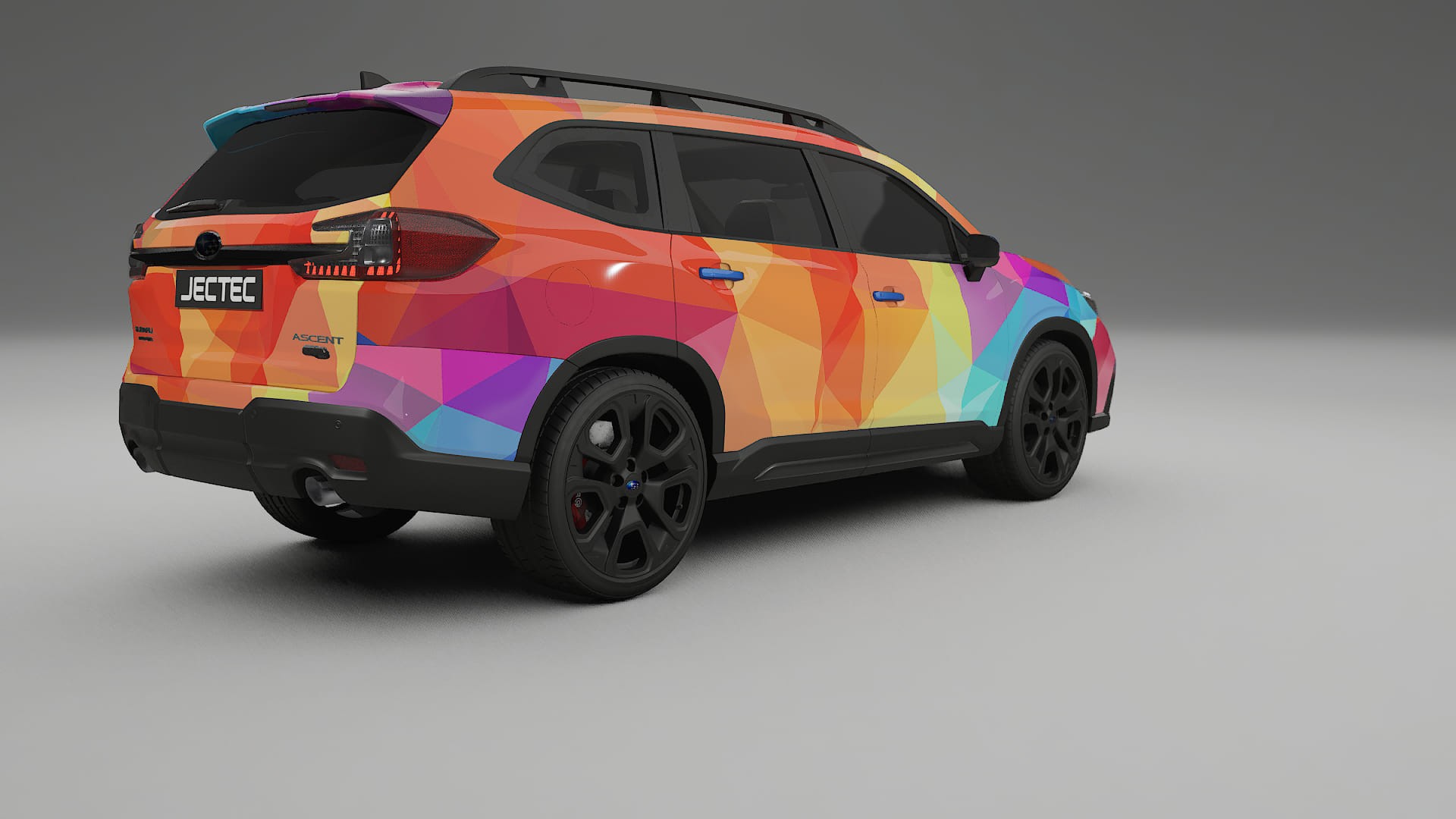 Subaru Ascent BT facelift LCI VECTOR VIBE – Kit Wrap PPF Personalizat din Folie de Poliuretan Imprimabilă