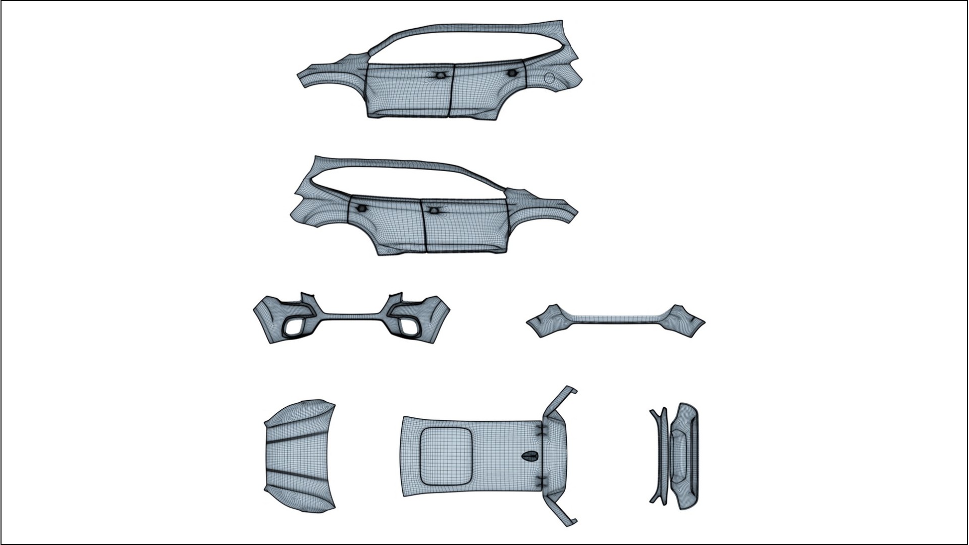 Subaru Forester V SK facelift LCI VECTOR VIBE – Kit Wrap PPF Personalizat din Folie de Poliuretan Imprimabilă 2