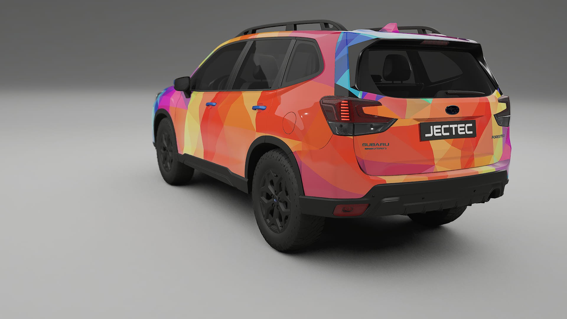 Subaru Forester V SK facelift LCI VECTOR VIBE – Kit Wrap PPF Personalizat din Folie de Poliuretan Imprimabilă