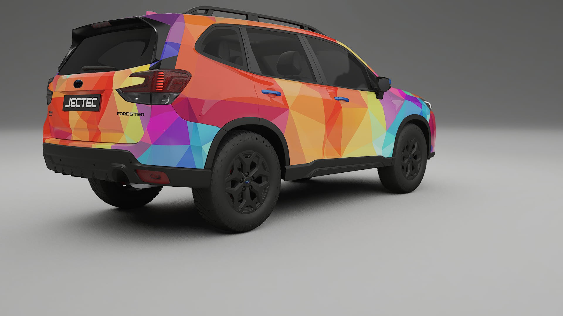Subaru Forester V SK facelift LCI VECTOR VIBE – Kit Wrap PPF Personalizat din Folie de Poliuretan Imprimabilă