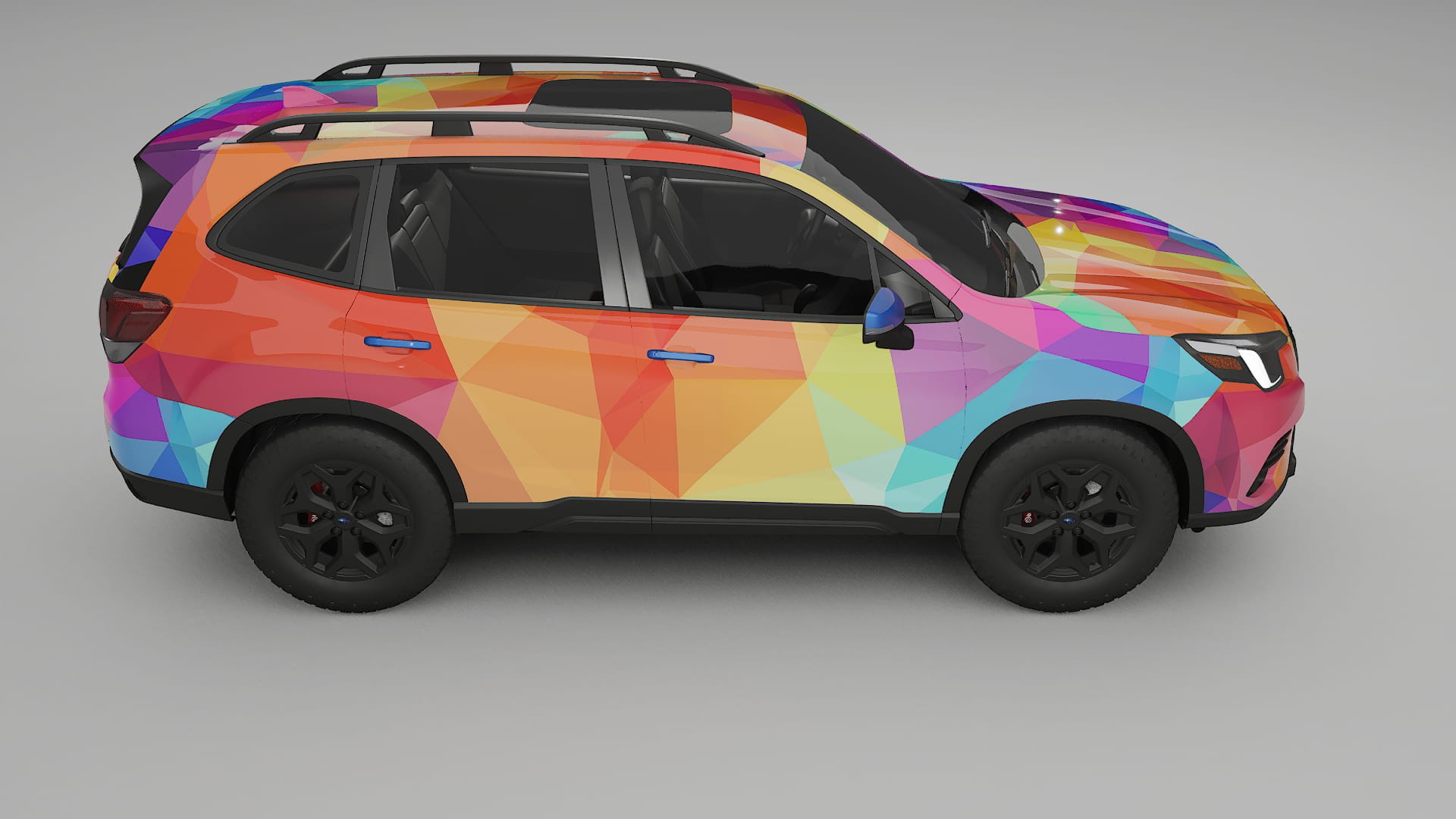 Subaru Forester V SK facelift LCI VECTOR VIBE – Kit Wrap PPF Personalizat din Folie de Poliuretan Imprimabilă