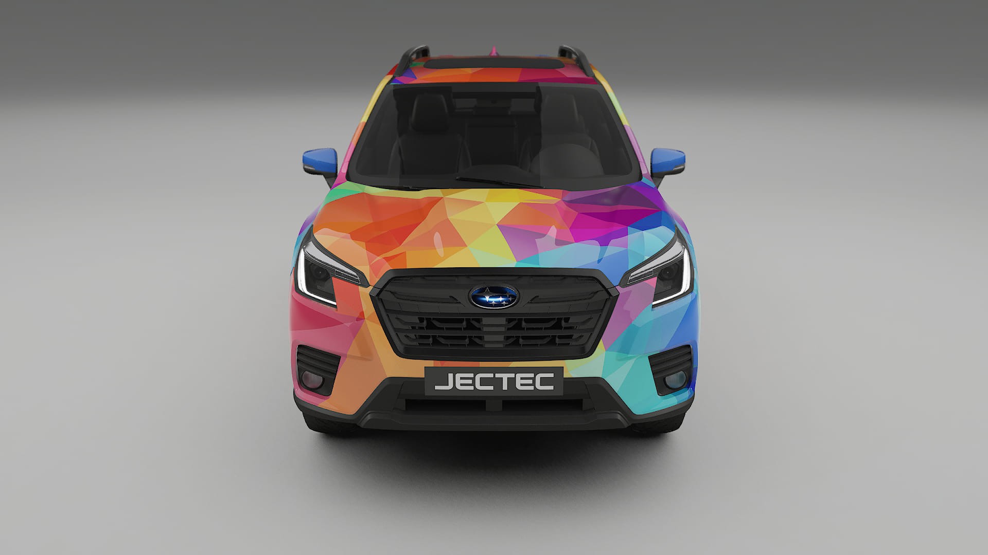 Subaru Forester V SK facelift LCI VECTOR VIBE – Kit Wrap PPF Personalizat din Folie de Poliuretan Imprimabilă