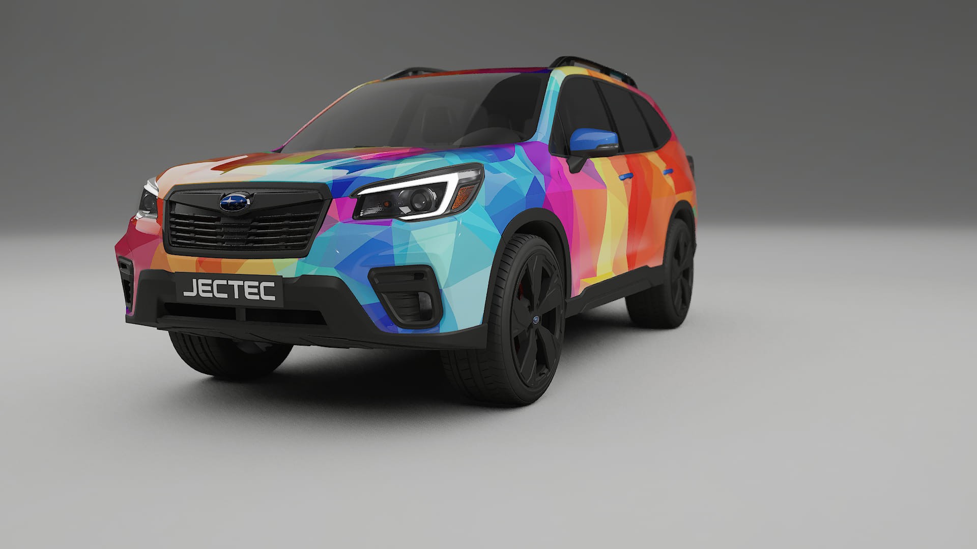 Subaru Forester V SK prefacelift pre-LCI VECTOR VIBE – Kit Wrap PPF Personalizat din Folie de Poliuretan Imprimabilă