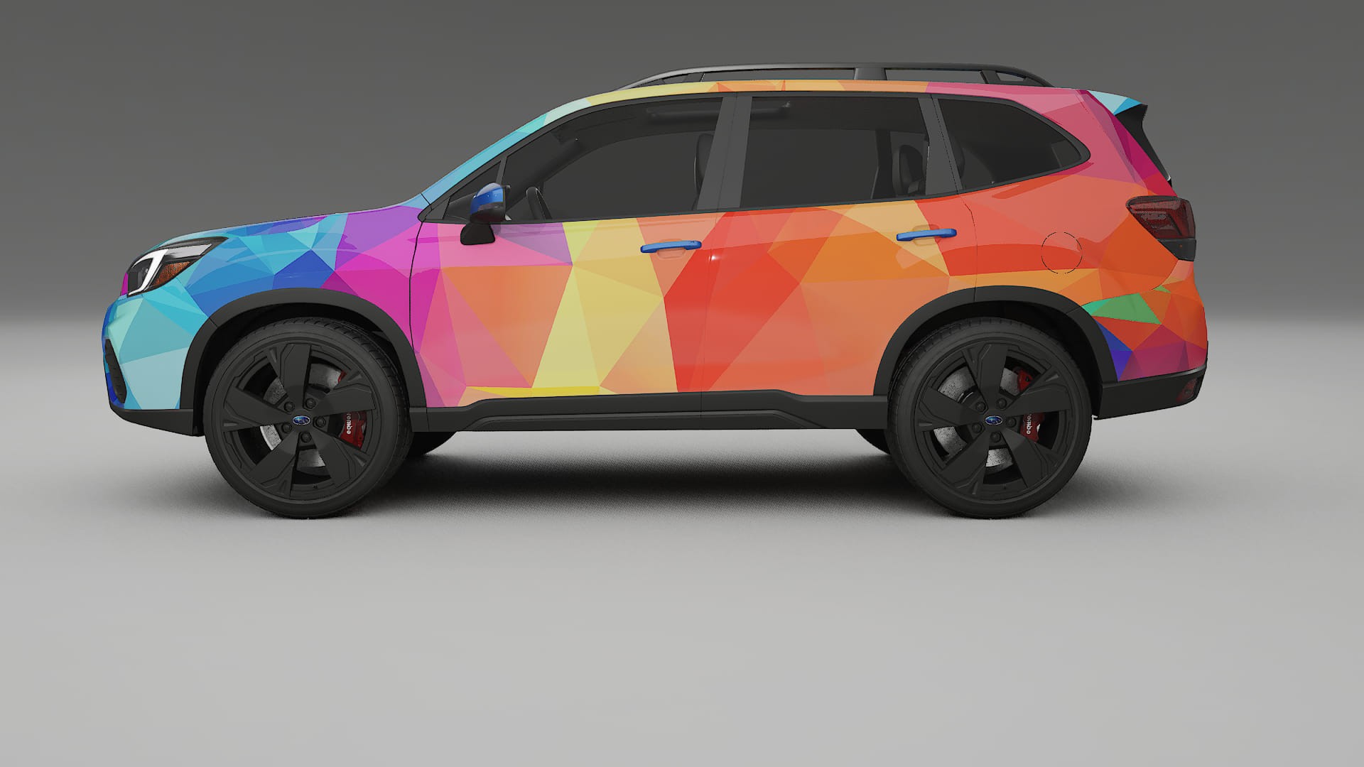 Subaru Forester V SK prefacelift pre-LCI VECTOR VIBE – Kit Wrap PPF Personalizat din Folie de Poliuretan Imprimabilă