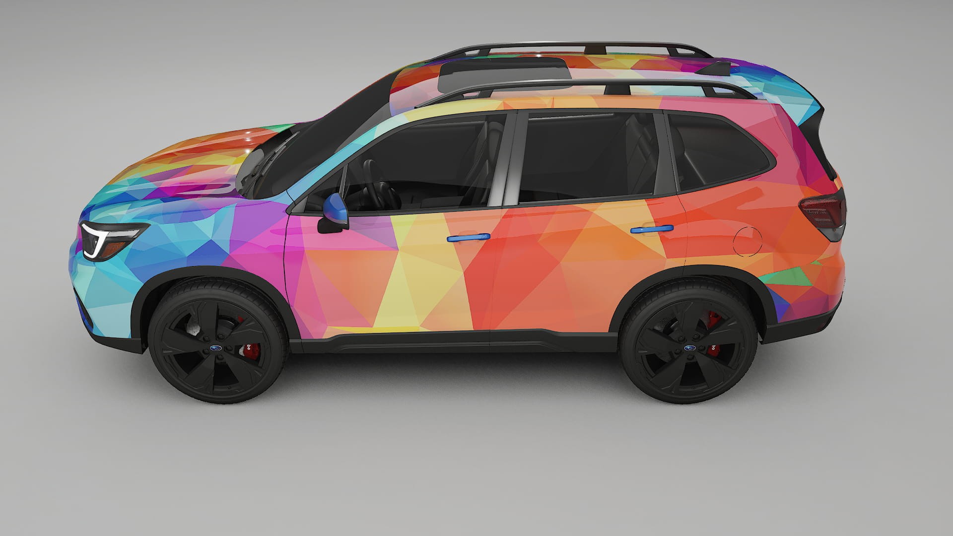 Subaru Forester V SK prefacelift pre-LCI VECTOR VIBE – Kit Wrap PPF Personalizat din Folie de Poliuretan Imprimabilă