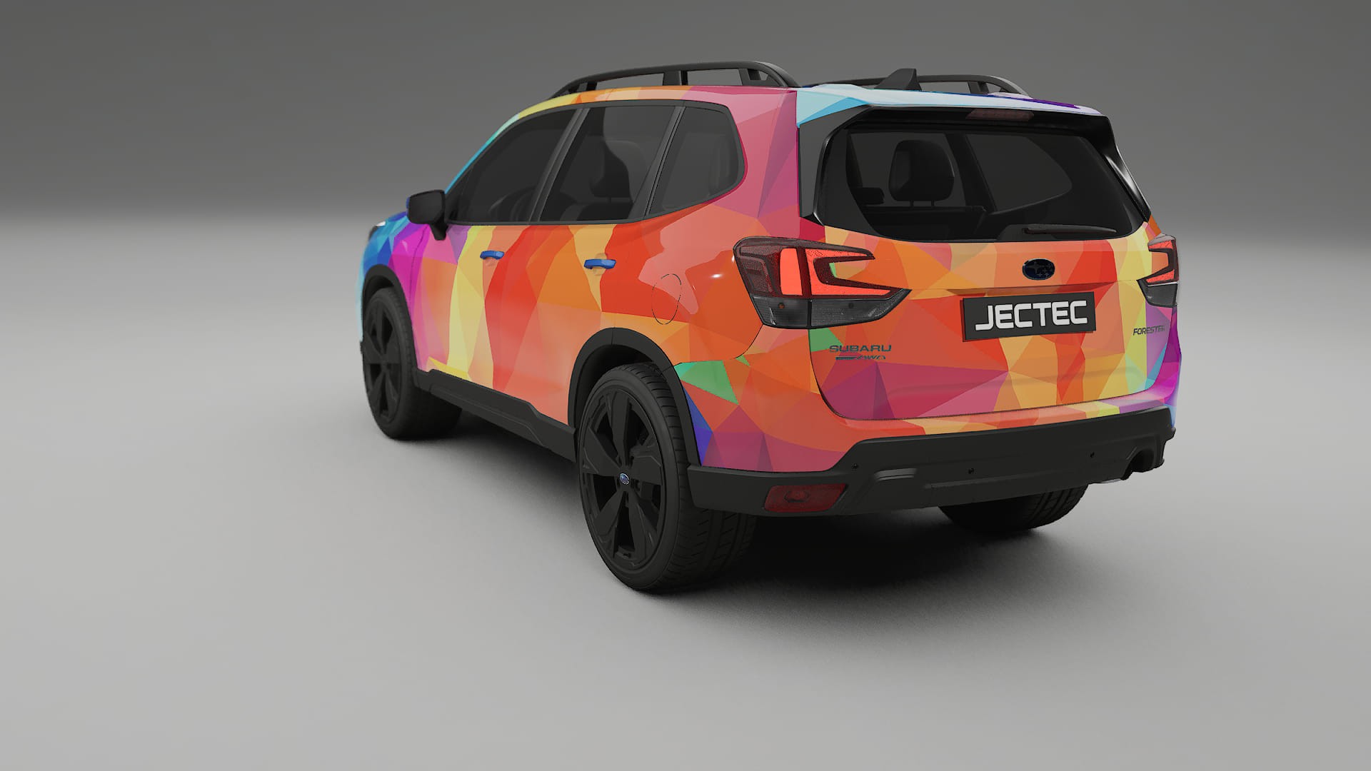 Subaru Forester V SK prefacelift pre-LCI VECTOR VIBE – Kit Wrap PPF Personalizat din Folie de Poliuretan Imprimabilă