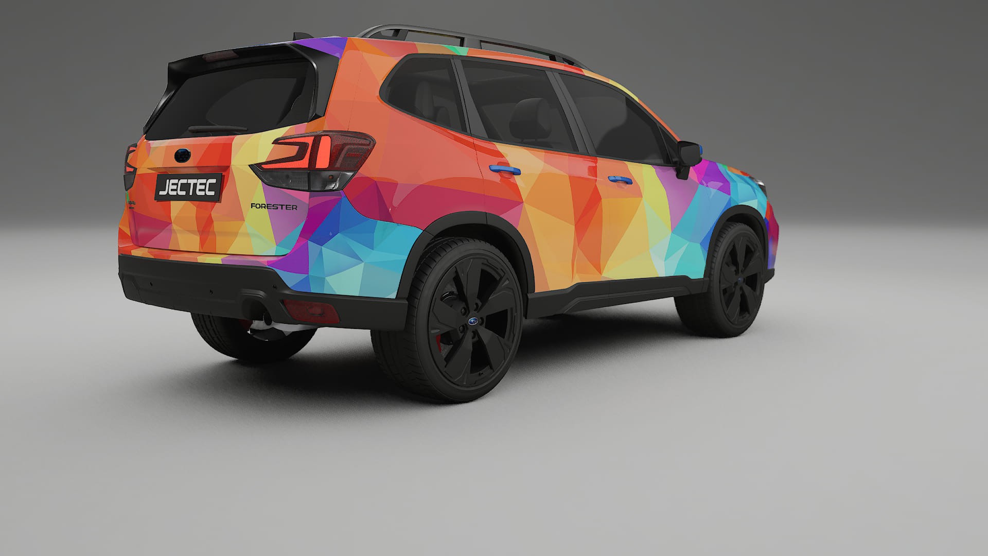 Subaru Forester V SK prefacelift pre-LCI VECTOR VIBE – Kit Wrap PPF Personalizat din Folie de Poliuretan Imprimabilă