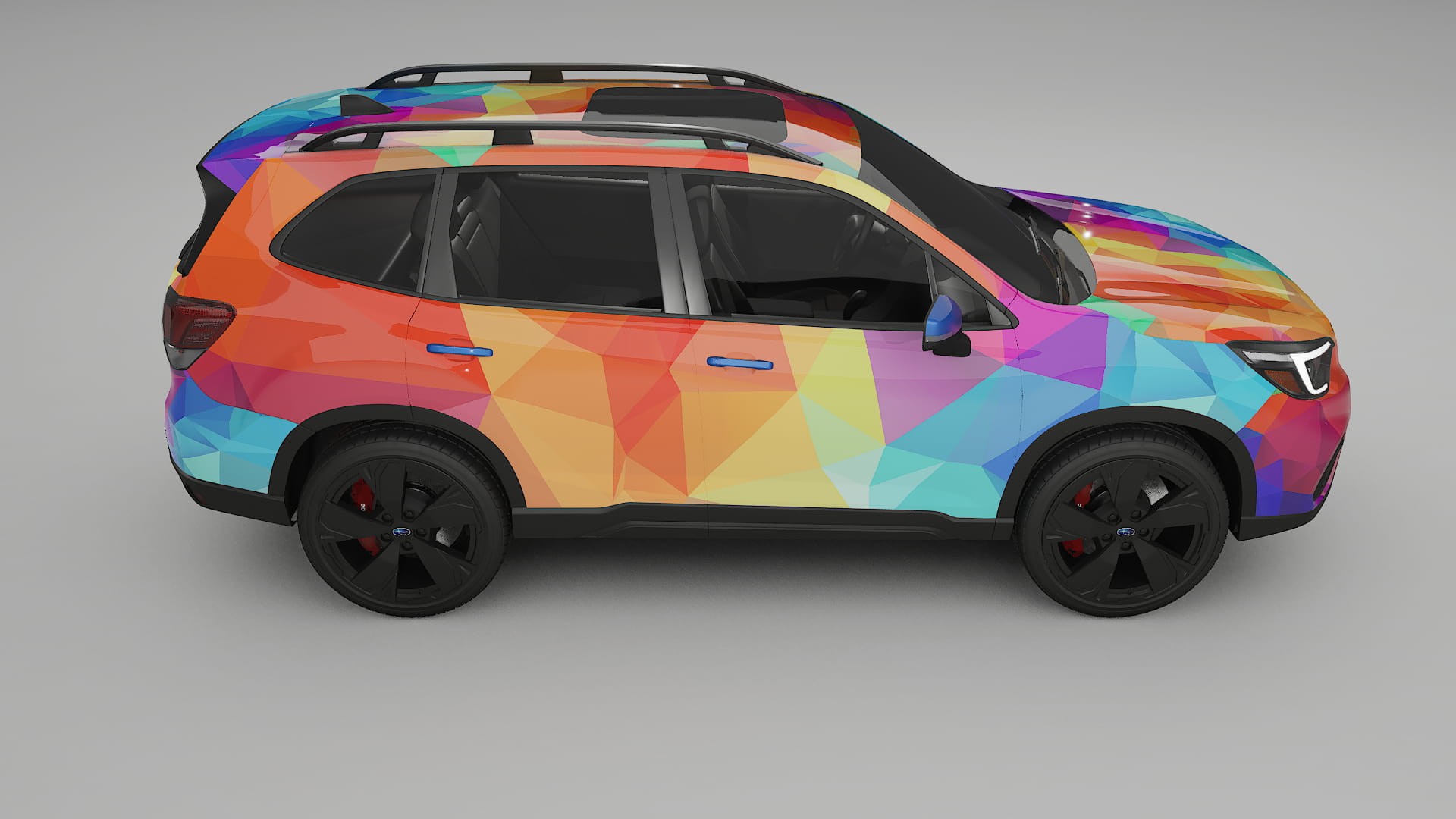 Subaru Forester V SK prefacelift pre-LCI VECTOR VIBE – Kit Wrap PPF Personalizat din Folie de Poliuretan Imprimabilă