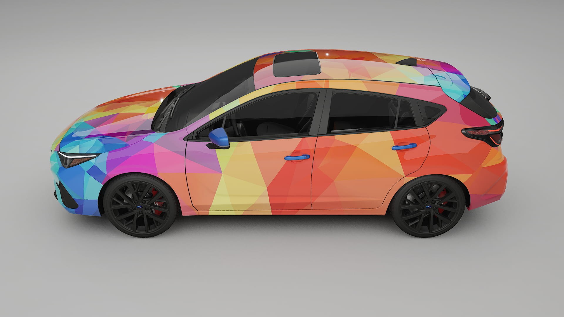 Subaru Impreza GU VECTOR VIBE – Kit Wrap PPF Personalizat din Folie de Poliuretan Imprimabilă