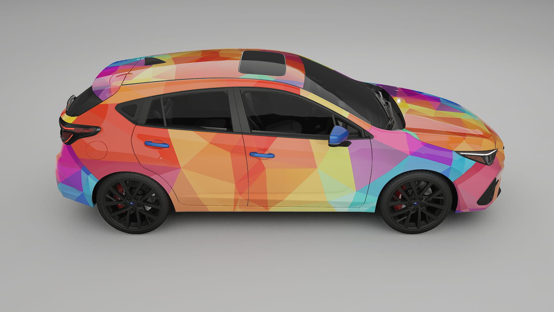 Subaru Impreza GU VECTOR VIBE – Kit Wrap PPF Personalizat din Folie de Poliuretan Imprimabilă