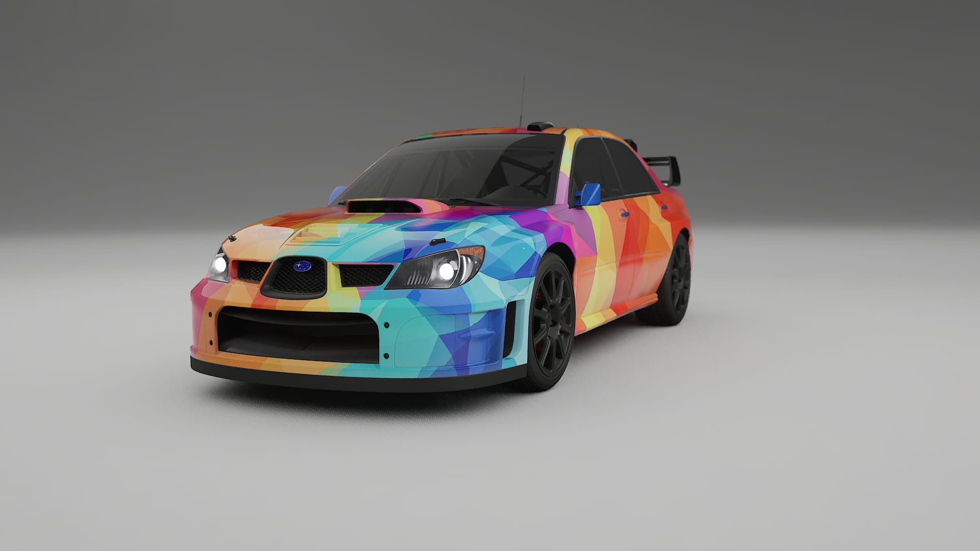 Subaru Impreza WRC GD VECTOR VIBE – Kit Wrap PPF Personalizat din Folie de Poliuretan Imprimabilă
