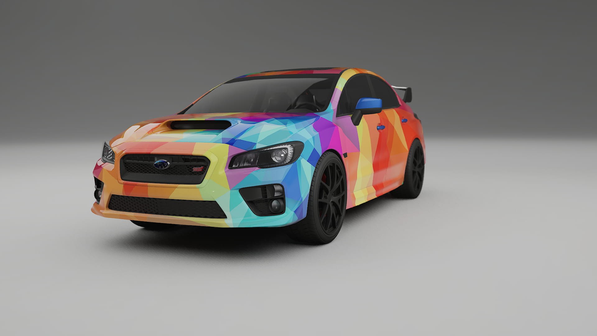 Subaru Impreza WRX Sti VA prefacelift pre-LCI VECTOR VIBE – Kit Wrap PPF Personalizat din Folie de Poliuretan Imprimabilă
