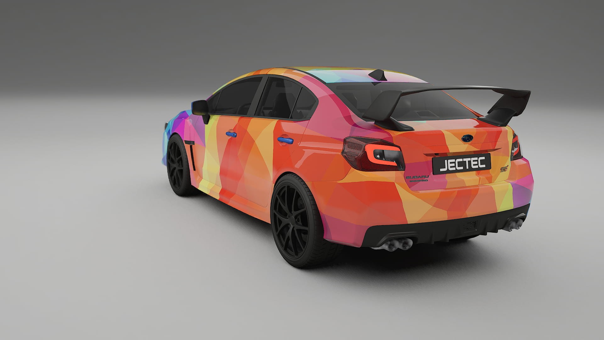 Subaru Impreza WRX Sti VA prefacelift pre-LCI VECTOR VIBE – Kit Wrap PPF Personalizat din Folie de Poliuretan Imprimabilă