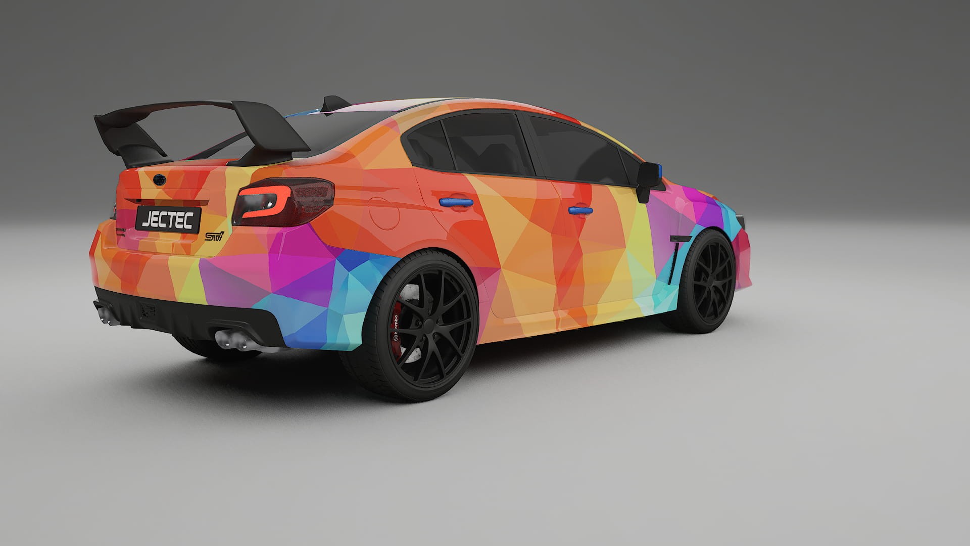 Subaru Impreza WRX Sti VA prefacelift pre-LCI VECTOR VIBE – Kit Wrap PPF Personalizat din Folie de Poliuretan Imprimabilă