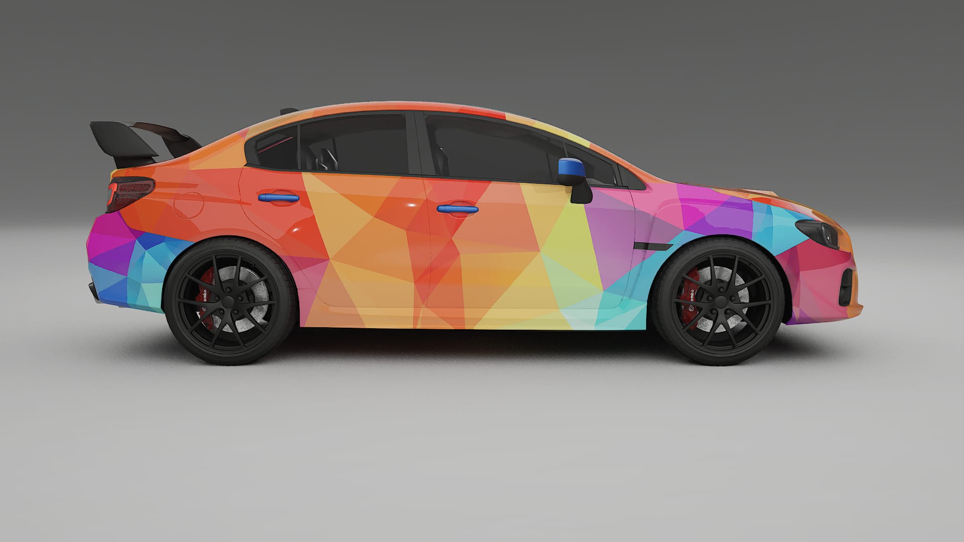 Subaru Impreza WRX Sti VA prefacelift pre-LCI VECTOR VIBE – Kit Wrap PPF Personalizat din Folie de Poliuretan Imprimabilă