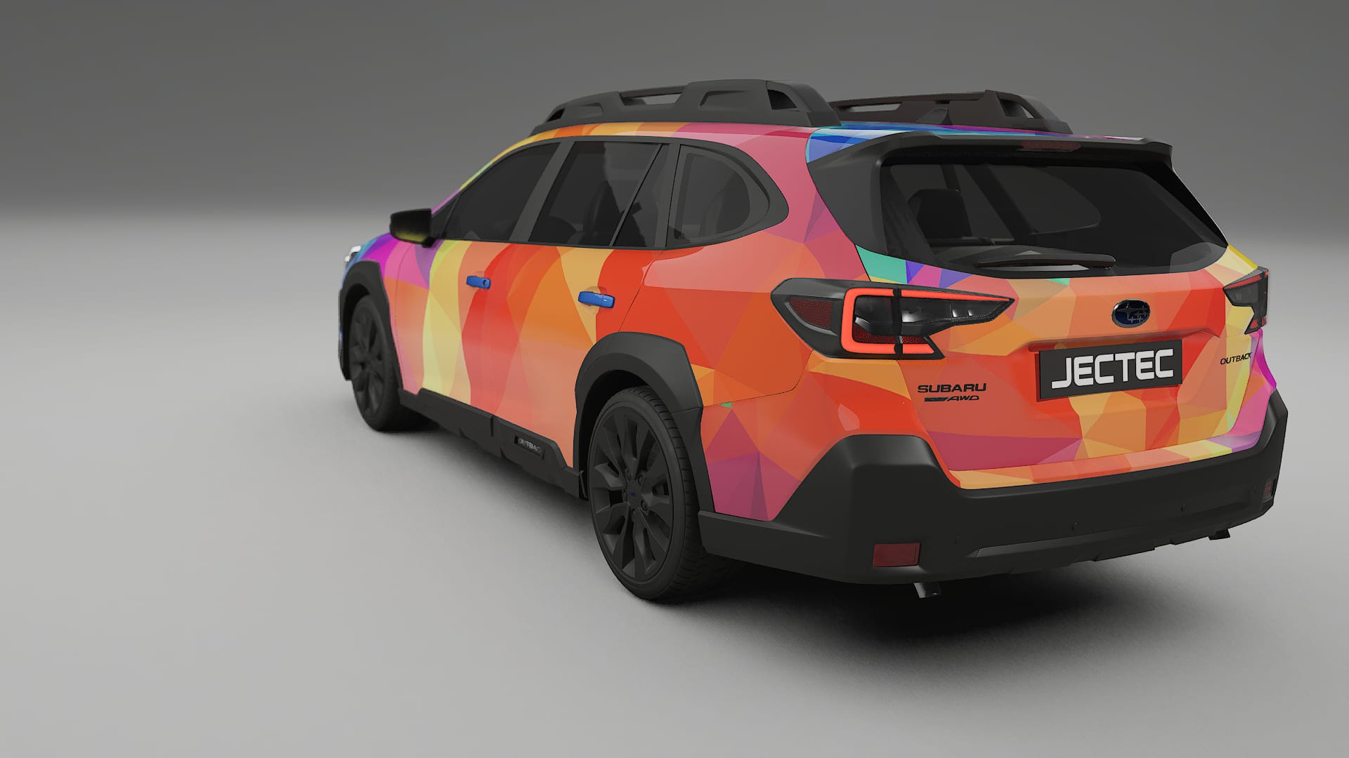 Subaru Outback VI BS facelift LCI VECTOR VIBE – Kit Wrap PPF Personalizat din Folie de Poliuretan Imprimabilă