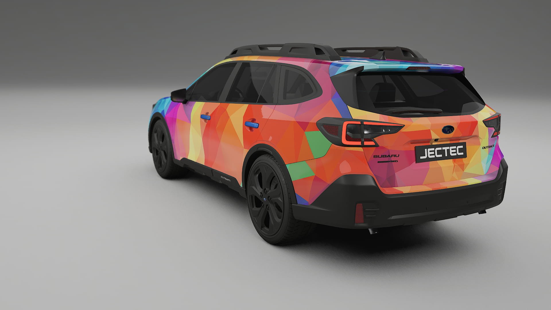 Subaru Outback VI BS prefacelift pre-LCI VECTOR VIBE – Kit Wrap PPF Personalizat din Folie de Poliuretan Imprimabilă