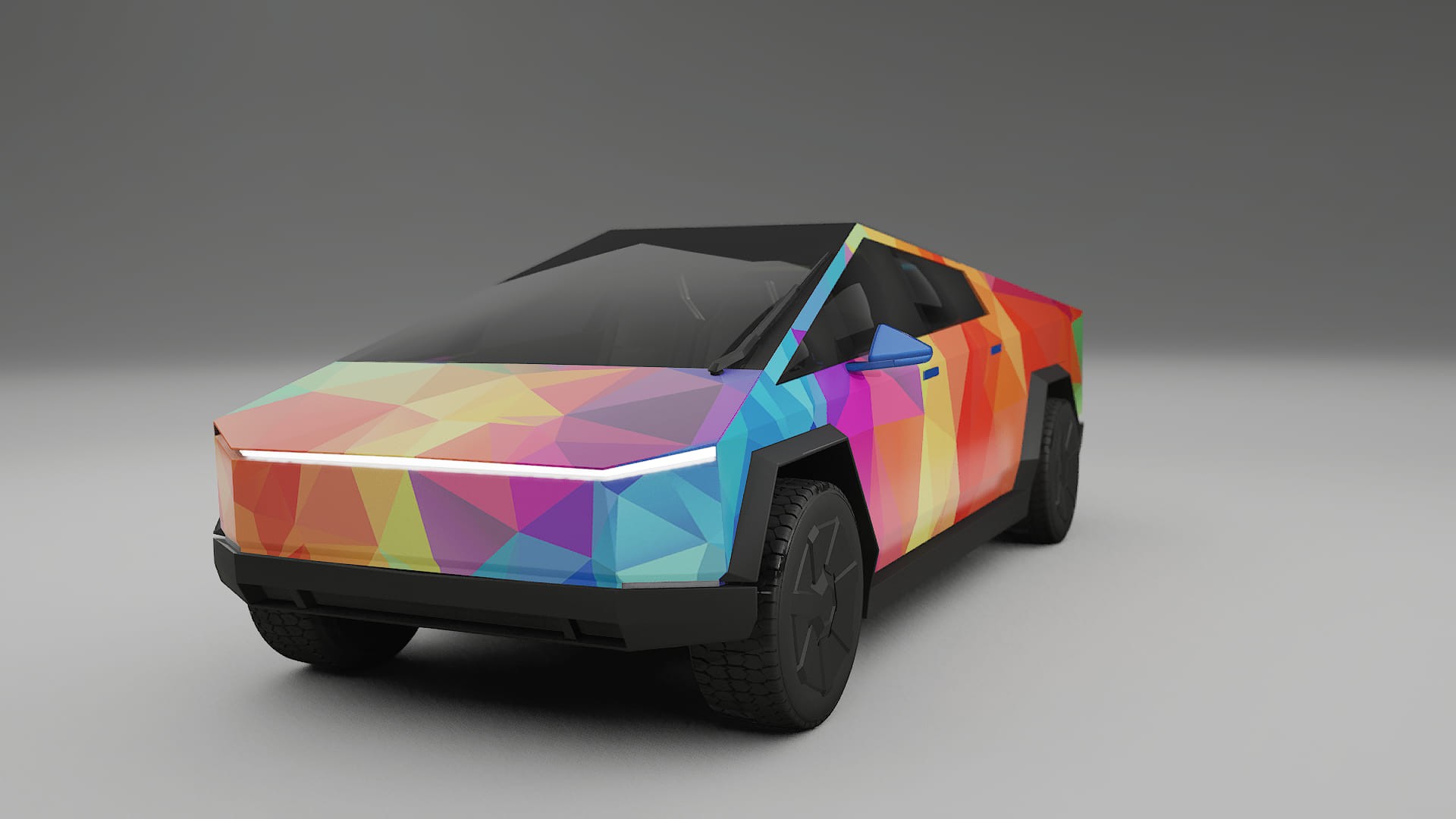 Tesla Cybertruck VECTOR VIBE – Kit Wrap PPF Personalizat din Folie de Poliuretan Imprimabilă