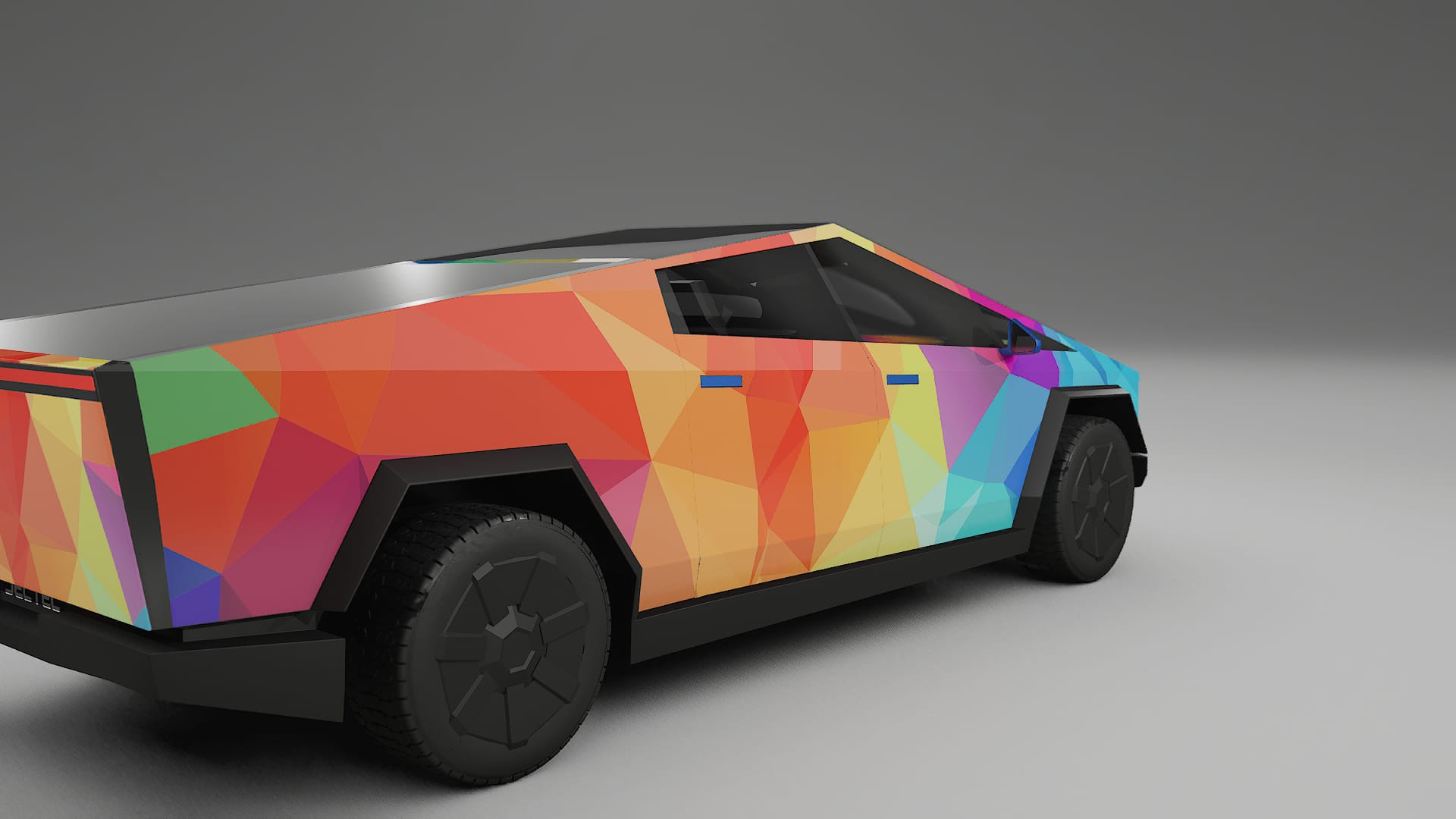 Tesla Cybertruck VECTOR VIBE – Kit Wrap PPF Personalizat din Folie de Poliuretan Imprimabilă
