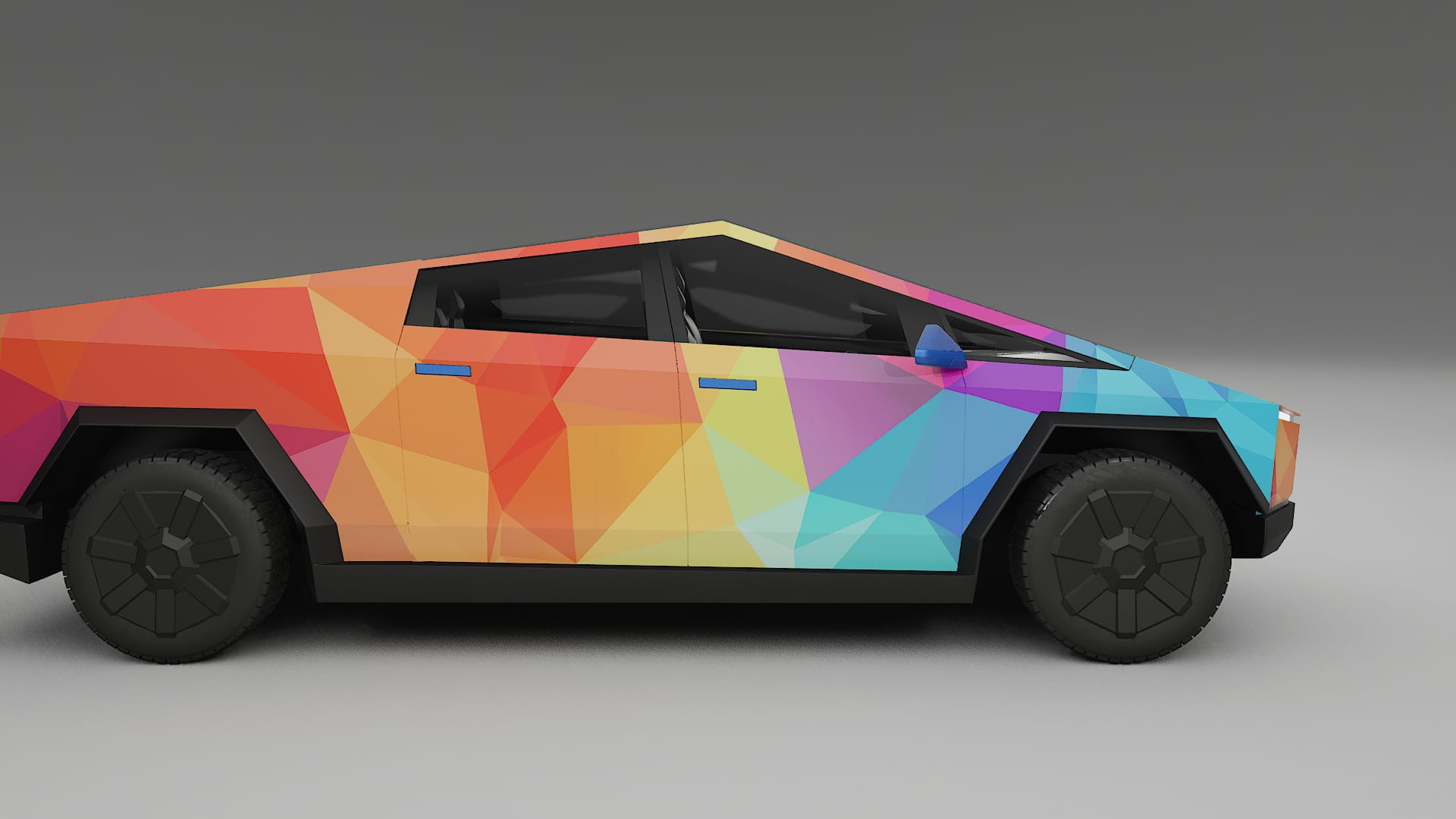 Tesla Cybertruck VECTOR VIBE – Kit Wrap PPF Personalizat din Folie de Poliuretan Imprimabilă