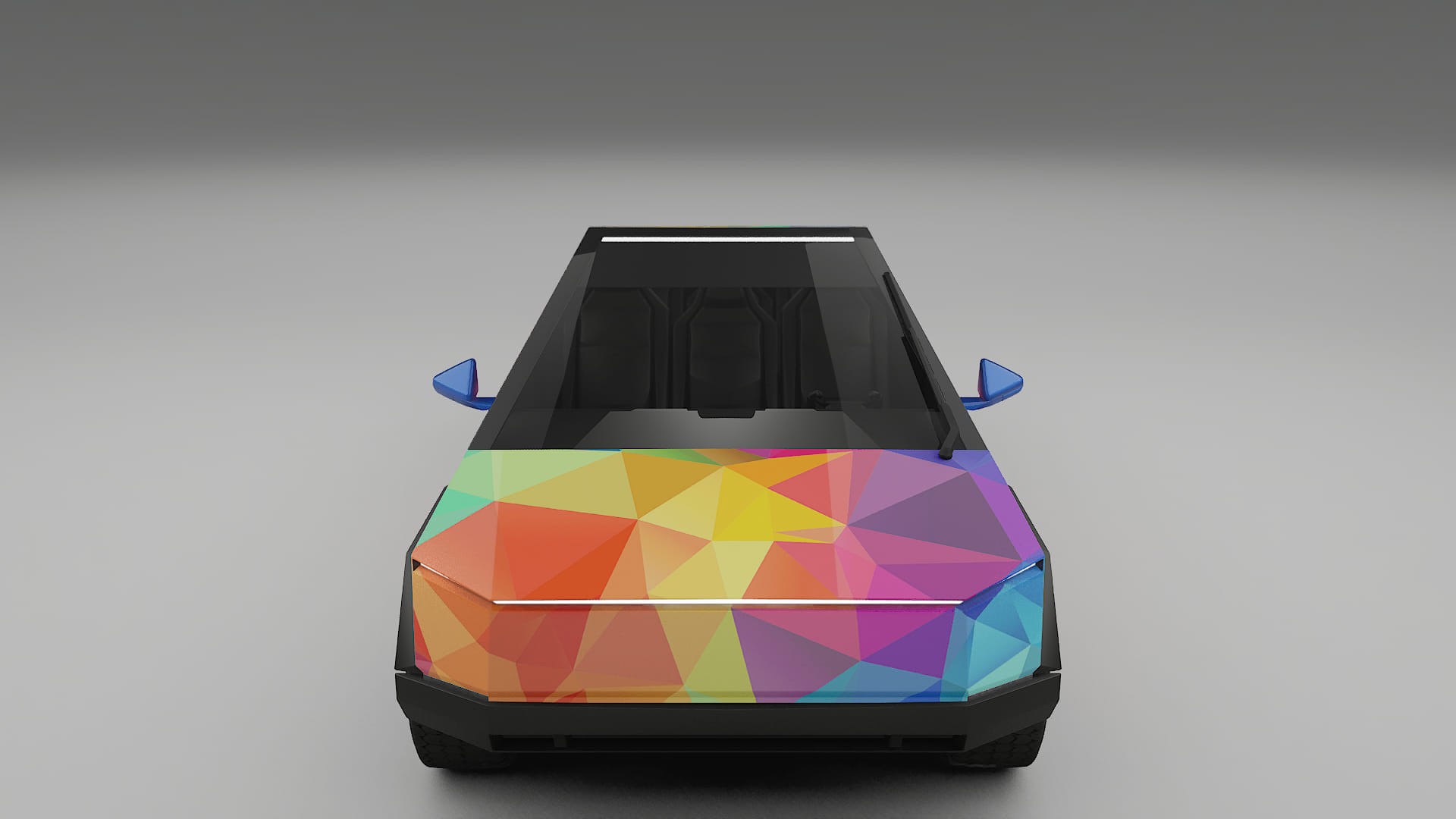Tesla Cybertruck VECTOR VIBE – Kit Wrap PPF Personalizat din Folie de Poliuretan Imprimabilă