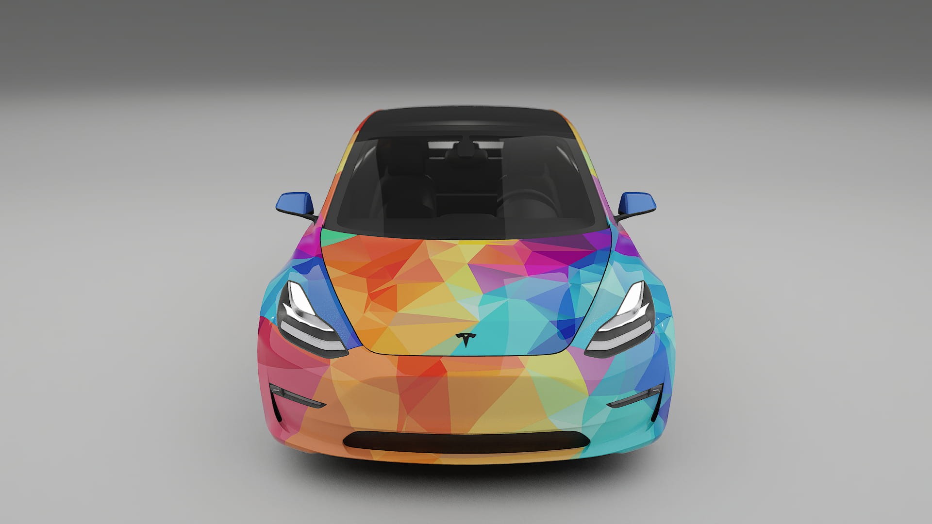 Tesla Model 3 VECTOR VIBE – Kit Wrap PPF Personalizat din Folie de Poliuretan Imprimabilă