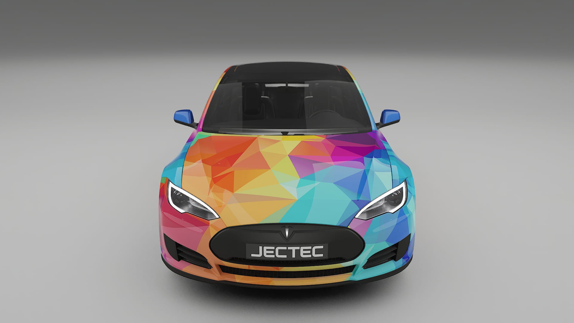Tesla Model-S VECTOR VIBE – Kit Wrap PPF Personalizat din Folie de Poliuretan Imprimabilă