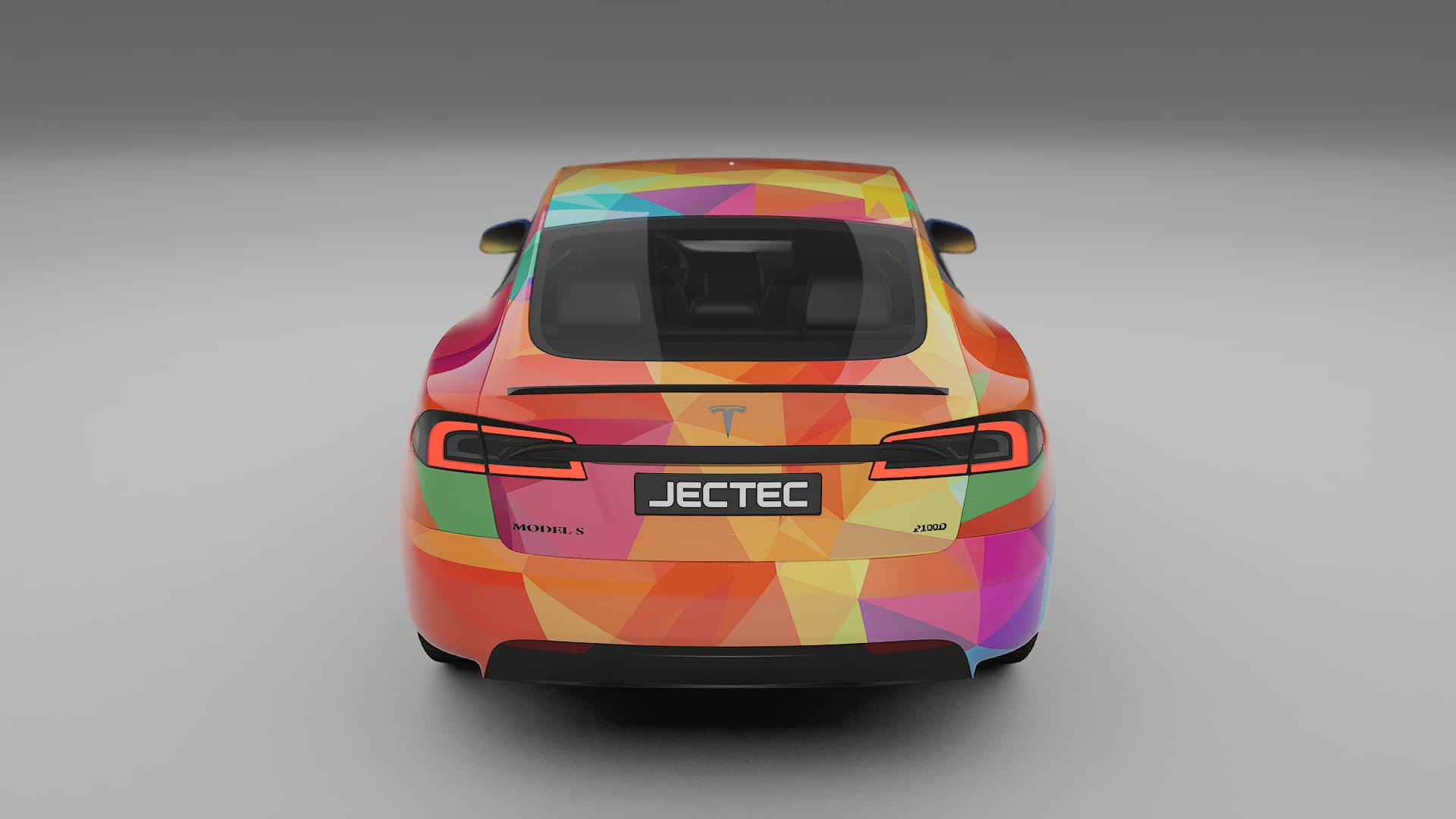 Tesla Model-S Refresh VECTOR VIBE – Kit Wrap PPF Personalizat din Folie de Poliuretan Imprimabilă