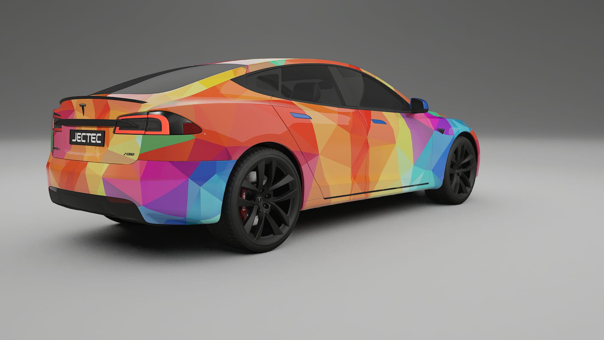 Tesla Model-S Refresh VECTOR VIBE – Kit Wrap PPF Personalizat din Folie de Poliuretan Imprimabilă