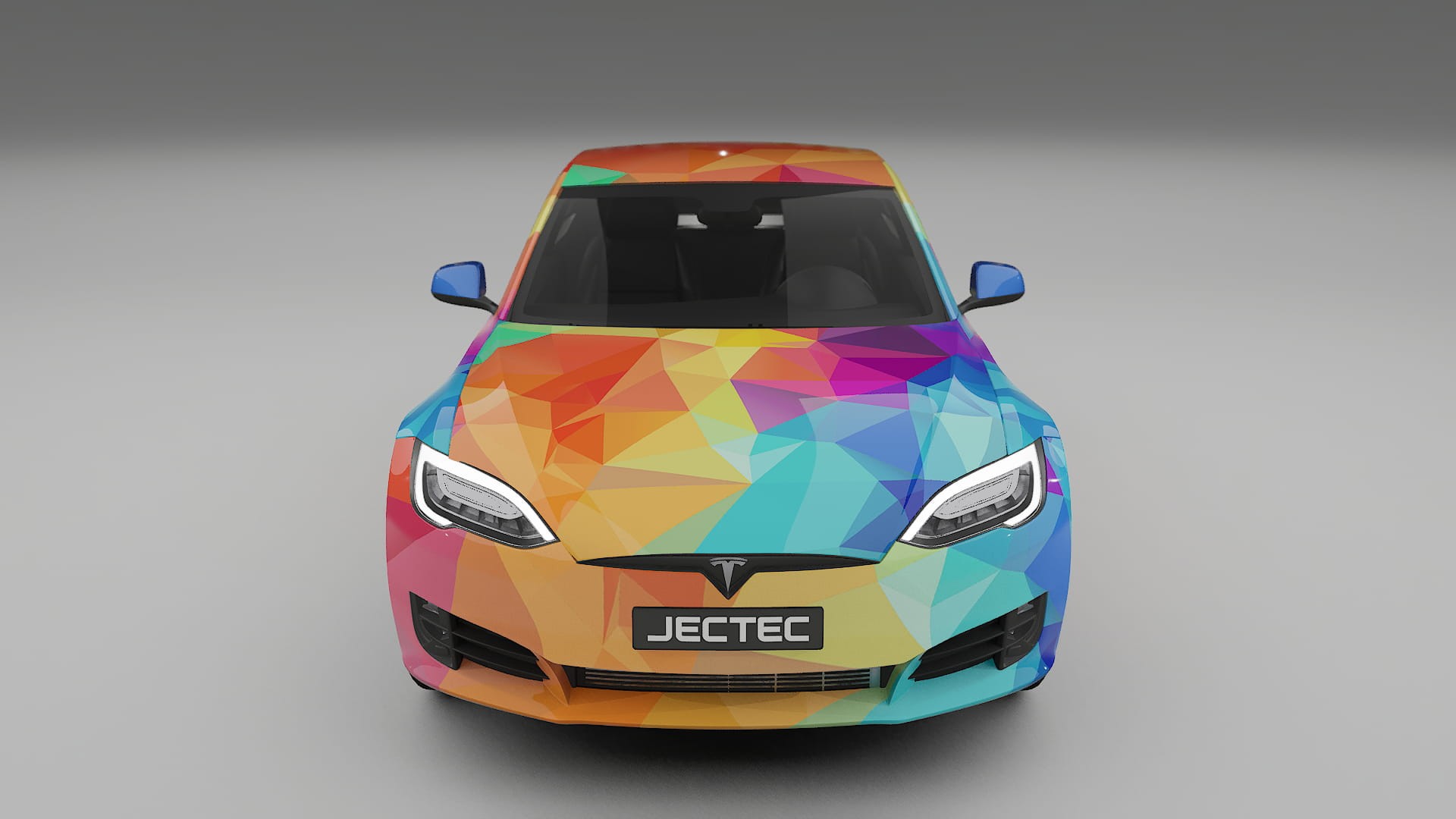 Tesla Model-S Refresh VECTOR VIBE – Kit Wrap PPF Personalizat din Folie de Poliuretan Imprimabilă