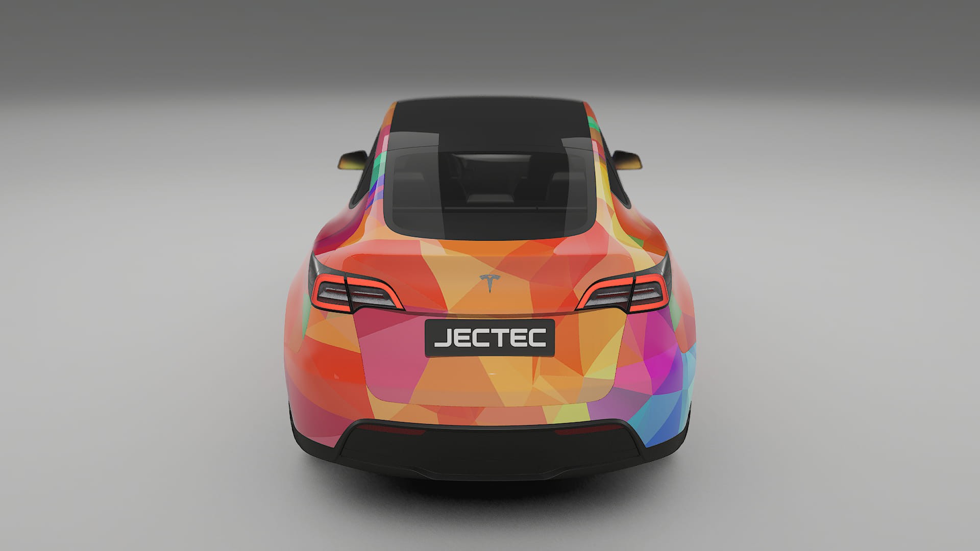 Tesla Model Y VECTOR VIBE – Kit Wrap PPF Personalizat din Folie de Poliuretan Imprimabilă