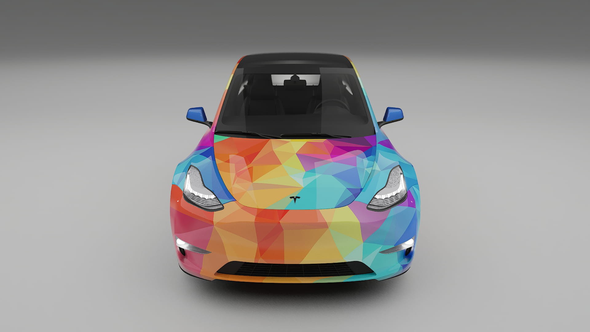 Tesla Model Y VECTOR VIBE – Kit Wrap PPF Personalizat din Folie de Poliuretan Imprimabilă