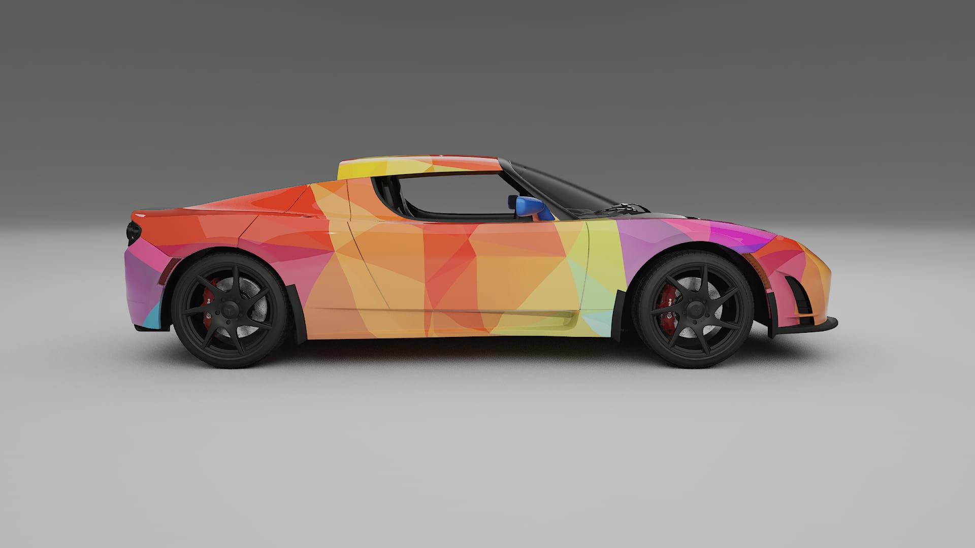 Tesla Roadster 2.5 VECTOR VIBE – Kit Wrap PPF Personalizat din Folie de Poliuretan Imprimabilă