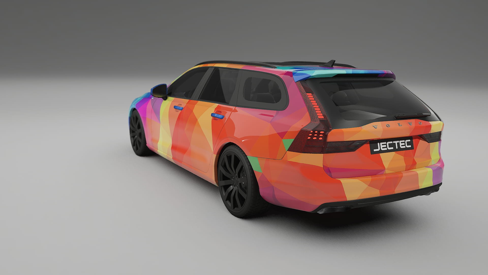 Volvo V90 P5 VECTOR VIBE – Kit Wrap PPF Personalizat din Folie de Poliuretan Imprimabilă