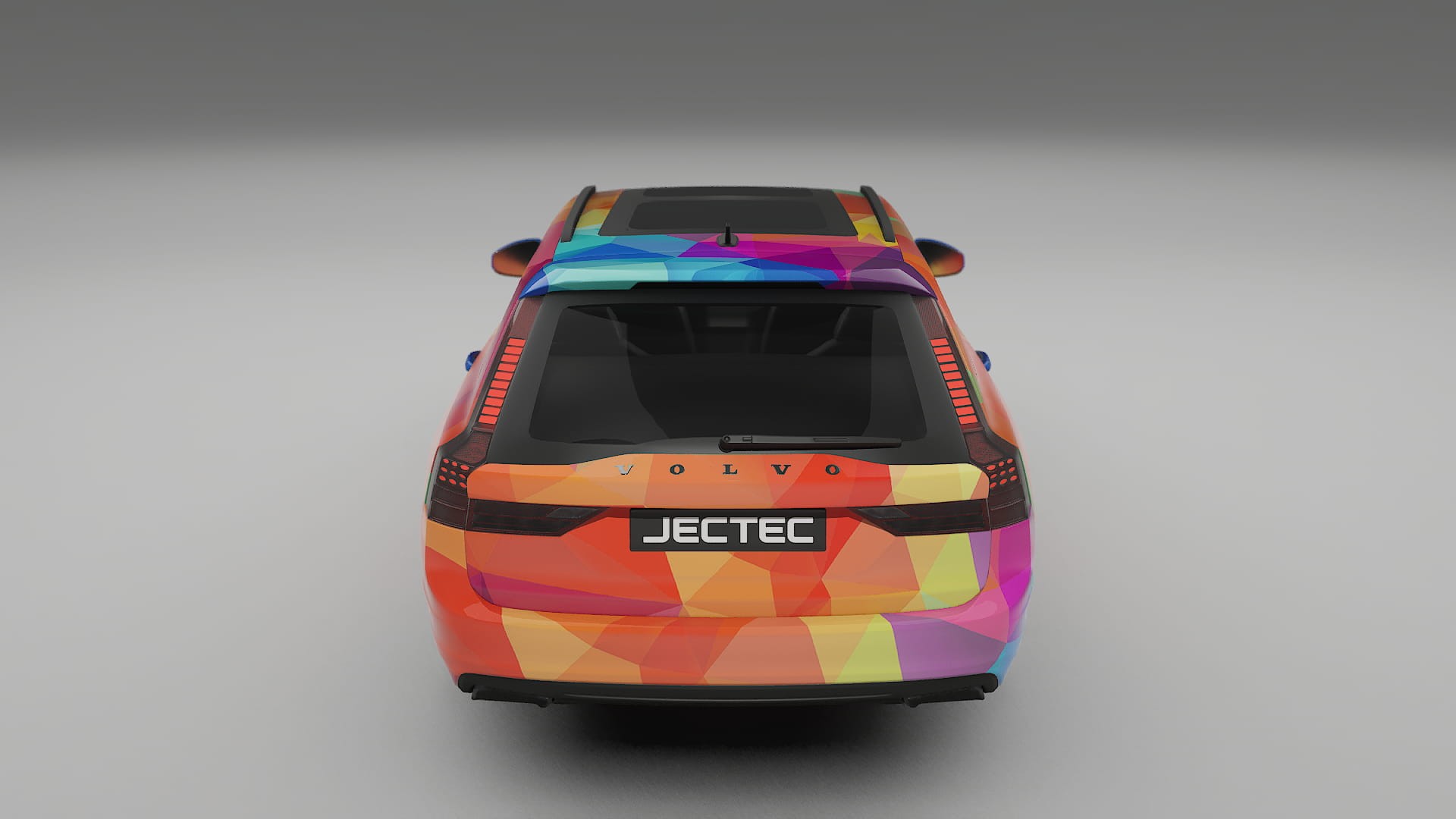 Volvo V90 P5 VECTOR VIBE – Kit Wrap PPF Personalizat din Folie de Poliuretan Imprimabilă