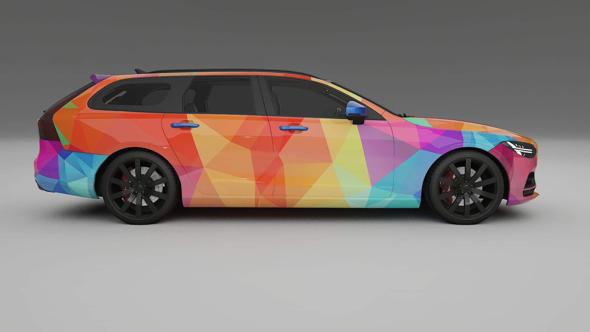 Volvo V90 P5 VECTOR VIBE – Kit Wrap PPF Personalizat din Folie de Poliuretan Imprimabilă