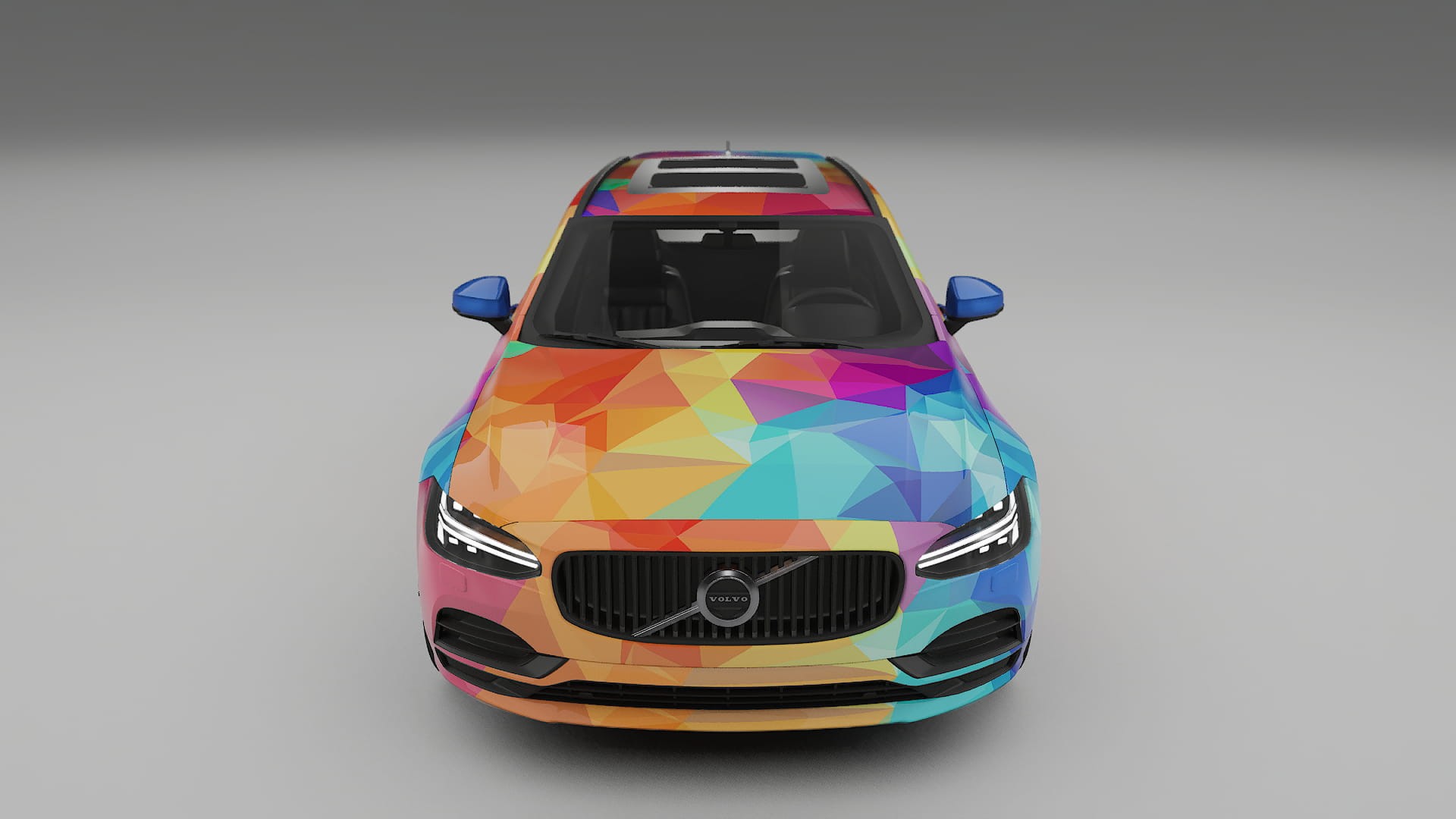 Volvo V90 P5 VECTOR VIBE – Kit Wrap PPF Personalizat din Folie de Poliuretan Imprimabilă