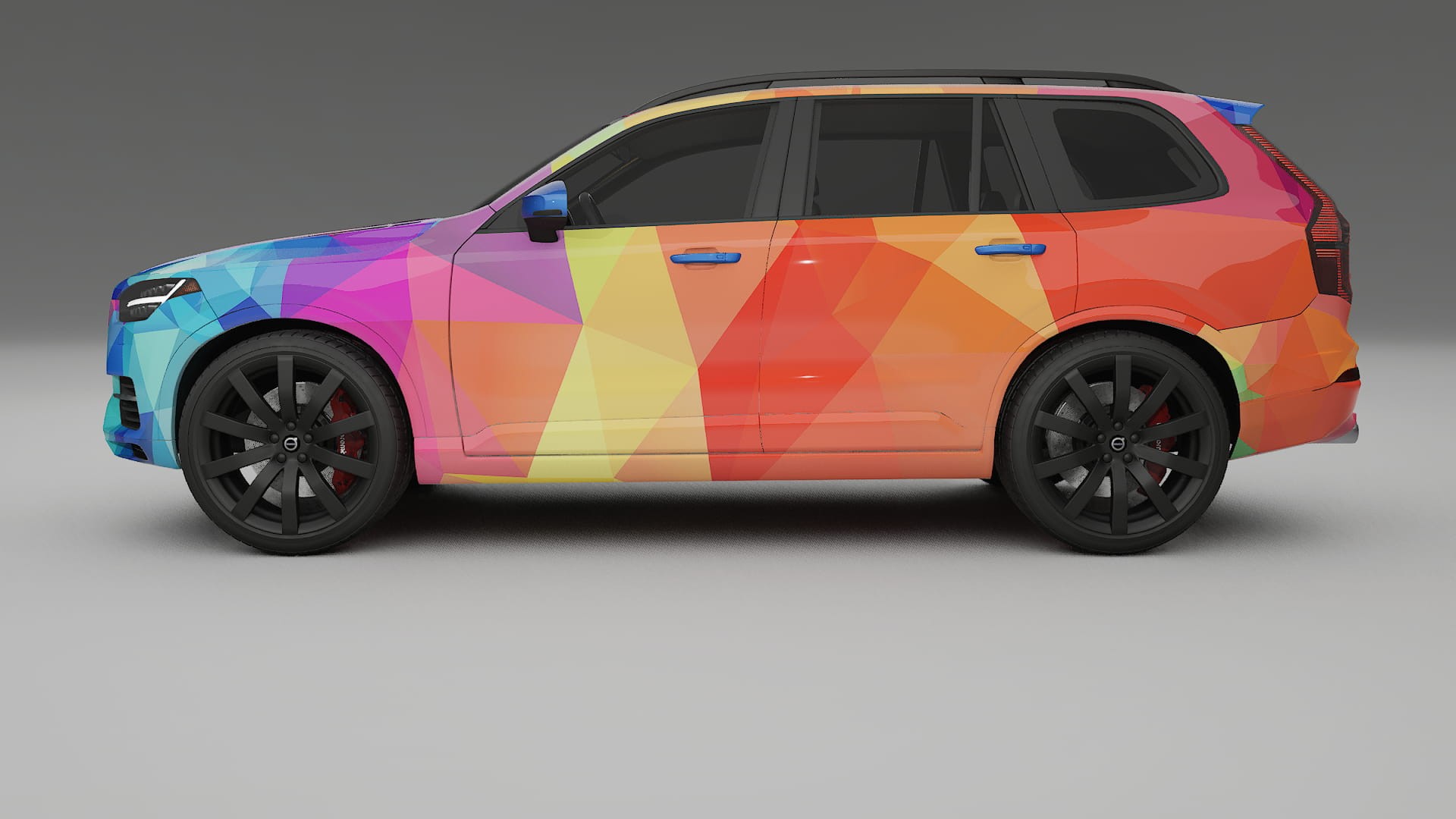 Volvo XC90 SPA VECTOR VIBE – Kit Wrap PPF Personalizat din Folie de Poliuretan Imprimabilă