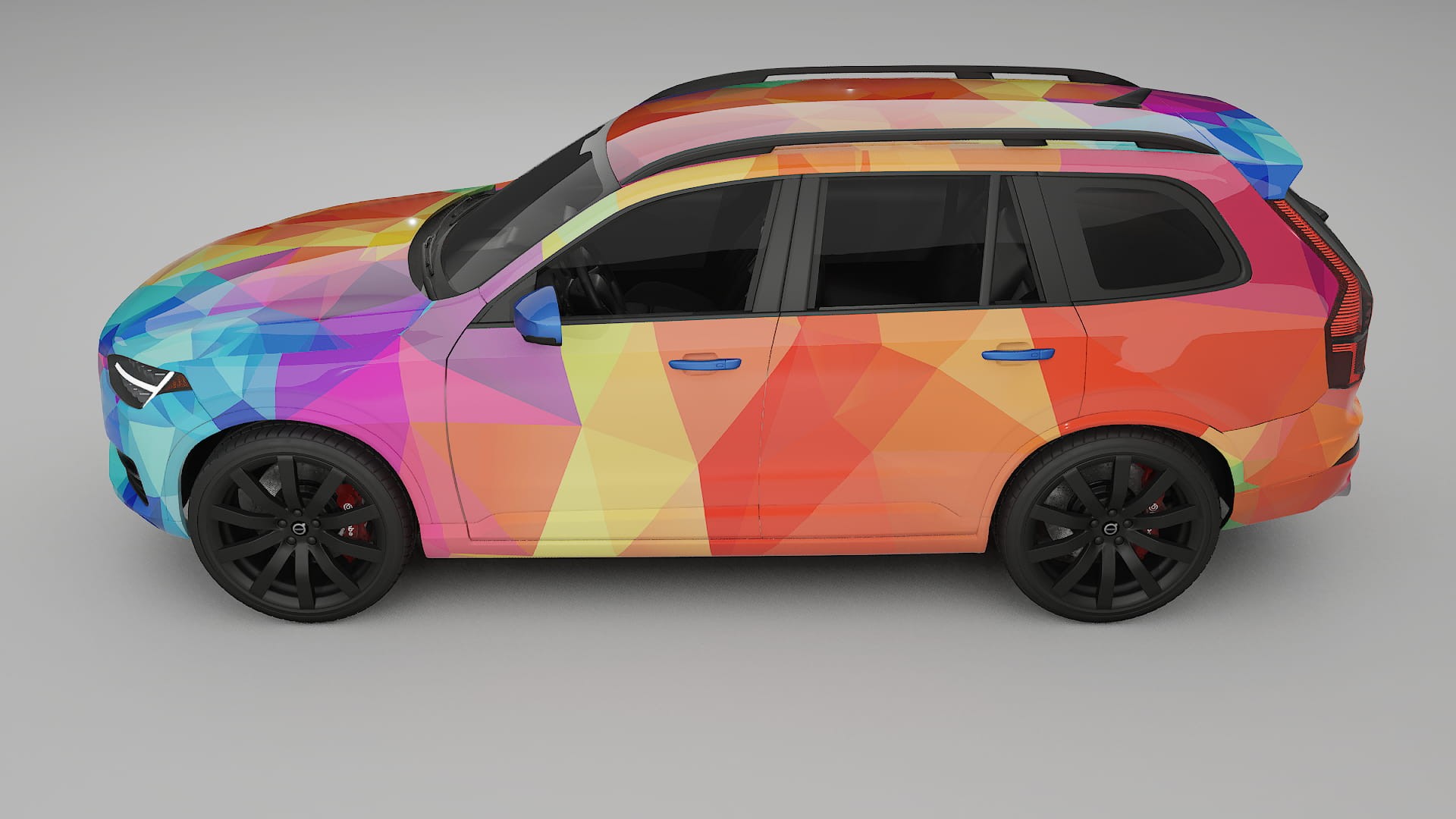 Volvo XC90 SPA VECTOR VIBE – Kit Wrap PPF Personalizat din Folie de Poliuretan Imprimabilă