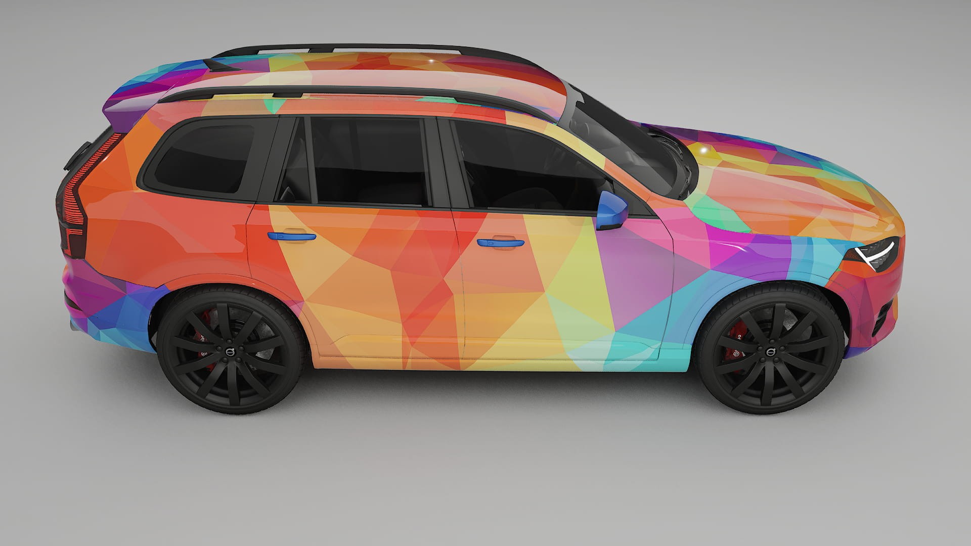 Volvo XC90 SPA VECTOR VIBE – Kit Wrap PPF Personalizat din Folie de Poliuretan Imprimabilă