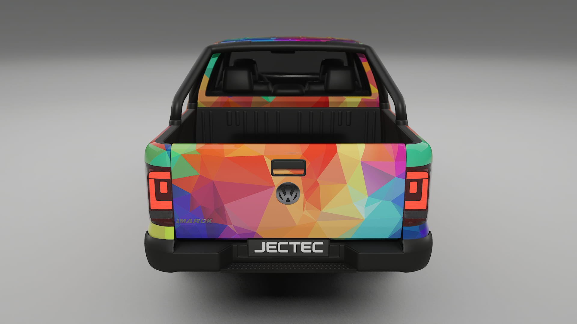 VW Amarok 2H VECTOR VIBE – Kit Wrap PPF Personalizat din Folie de Poliuretan Imprimabilă