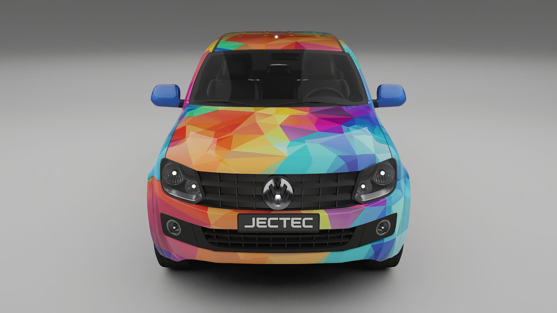 VW Amarok 2H VECTOR VIBE – Kit Wrap PPF Personalizat din Folie de Poliuretan Imprimabilă