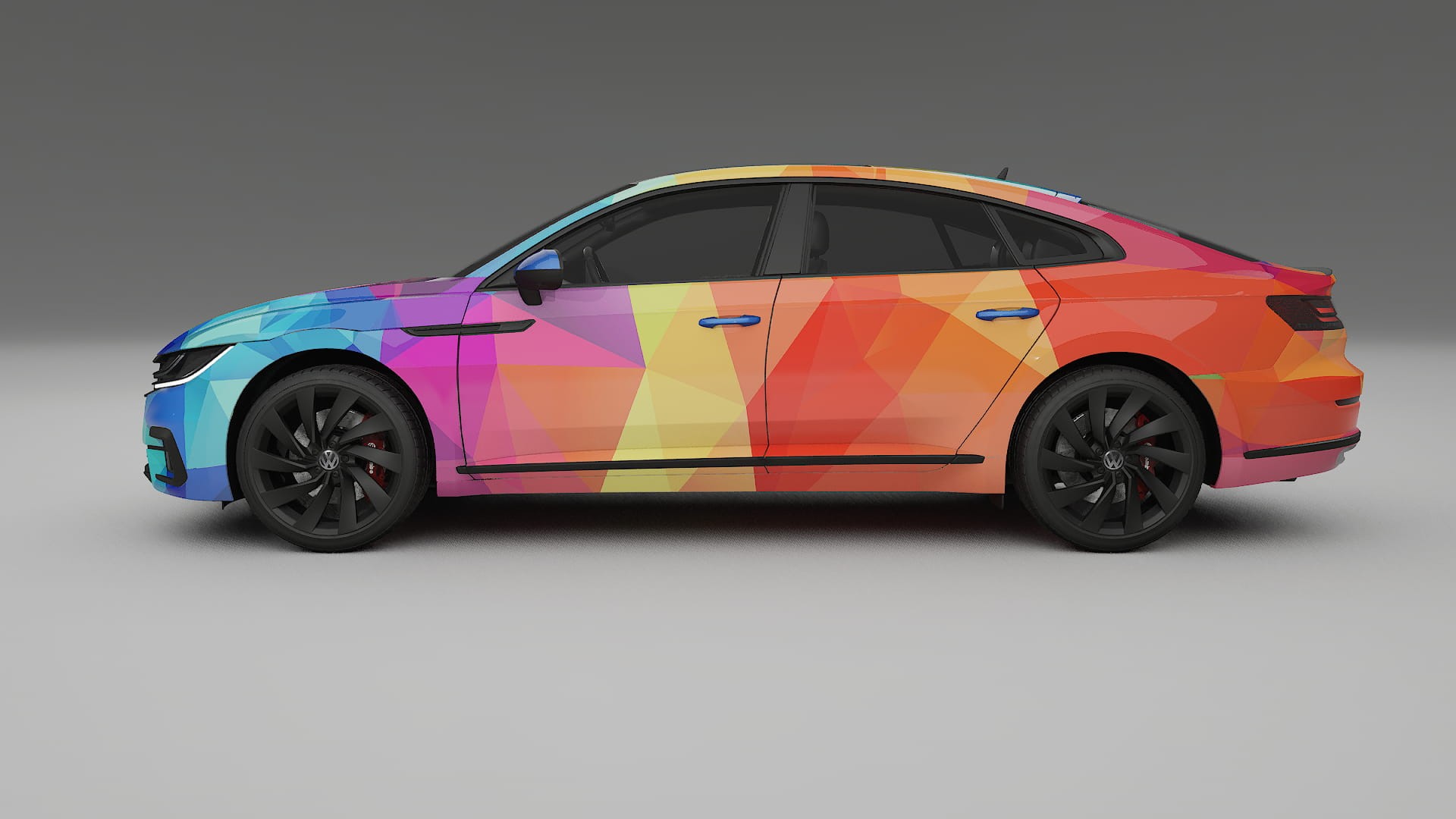 VW Arteon R 3H prefacelift pre-LCI VECTOR VIBE – Kit Wrap PPF Personalizat din Folie de Poliuretan Imprimabilă