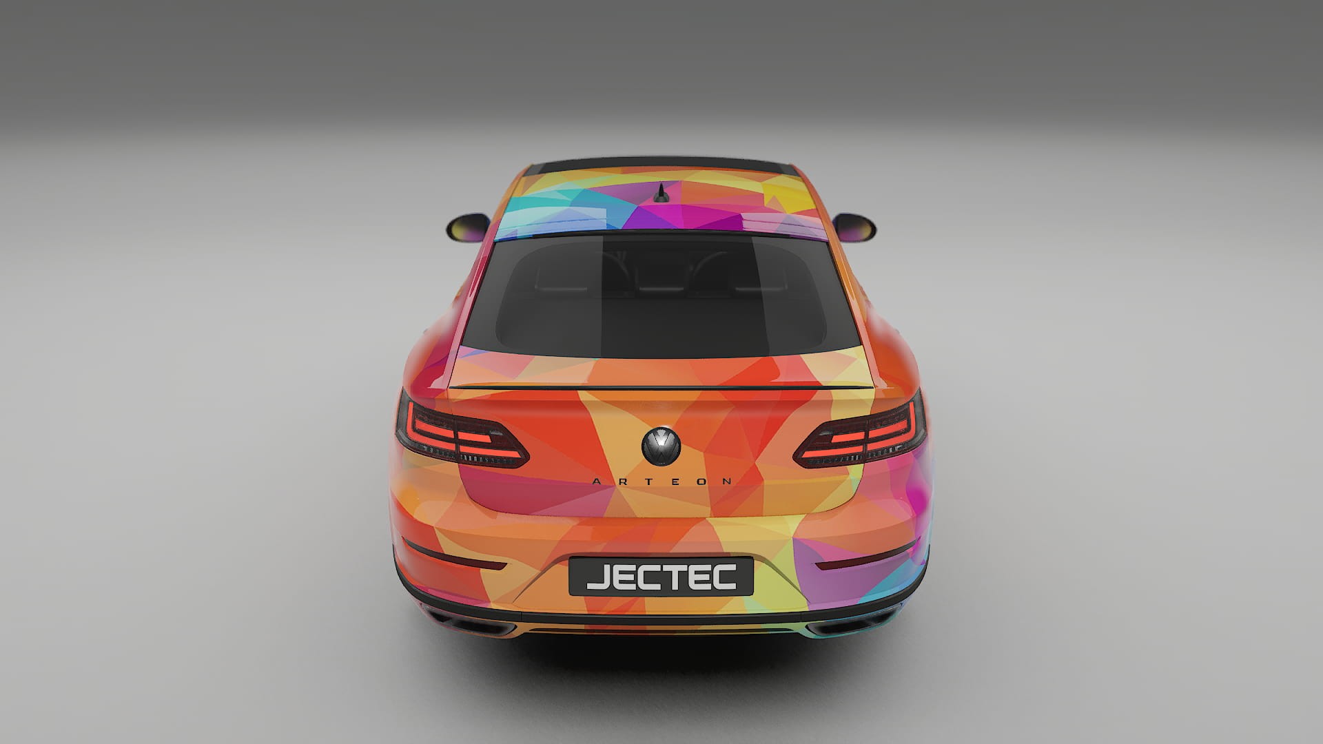 VW Arteon R 3H prefacelift pre-LCI VECTOR VIBE – Kit Wrap PPF Personalizat din Folie de Poliuretan Imprimabilă