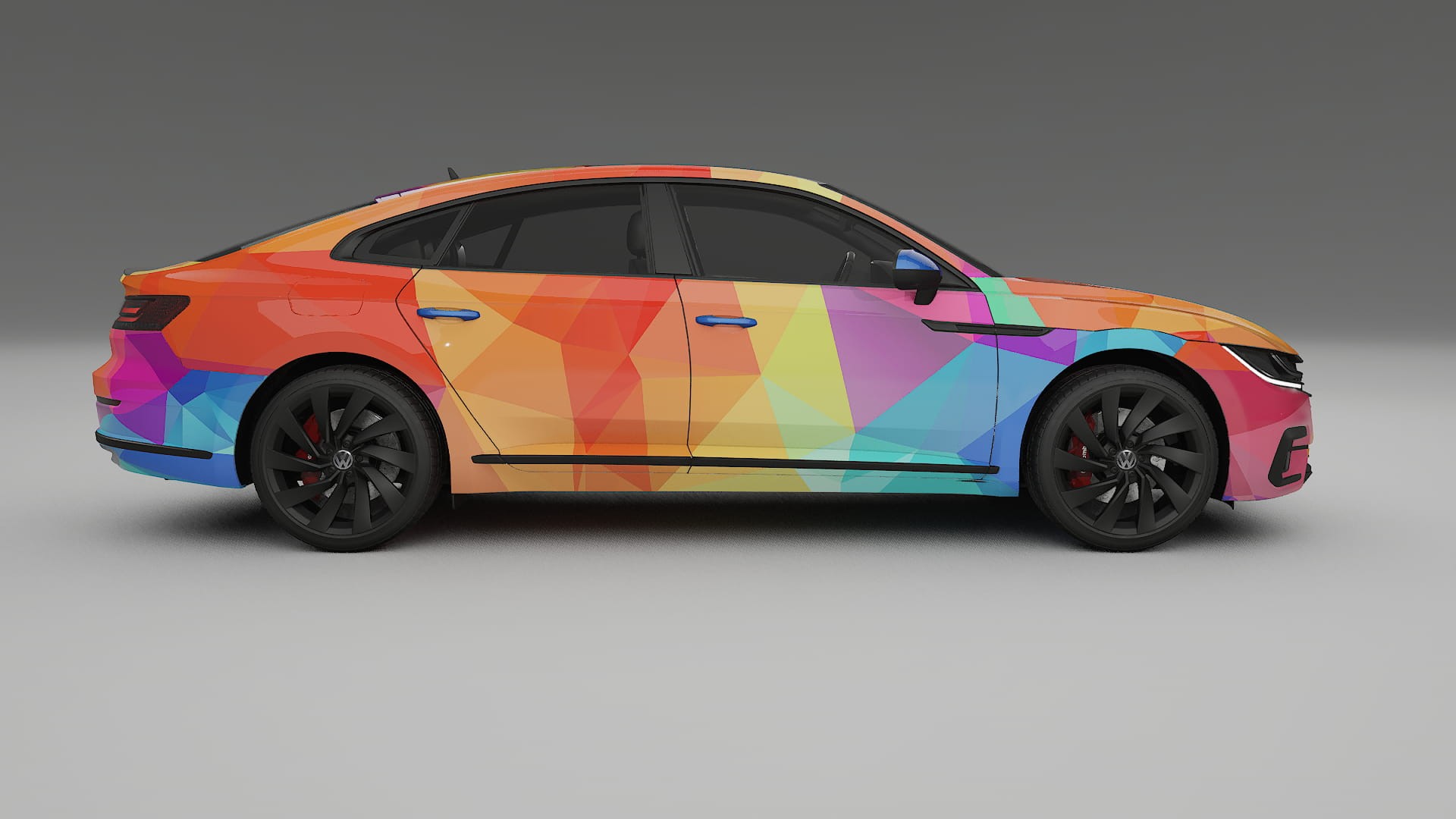 VW Arteon R 3H prefacelift pre-LCI VECTOR VIBE – Kit Wrap PPF Personalizat din Folie de Poliuretan Imprimabilă